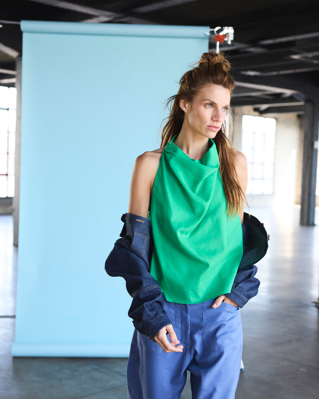 Top Courage 100% Algodón Verde