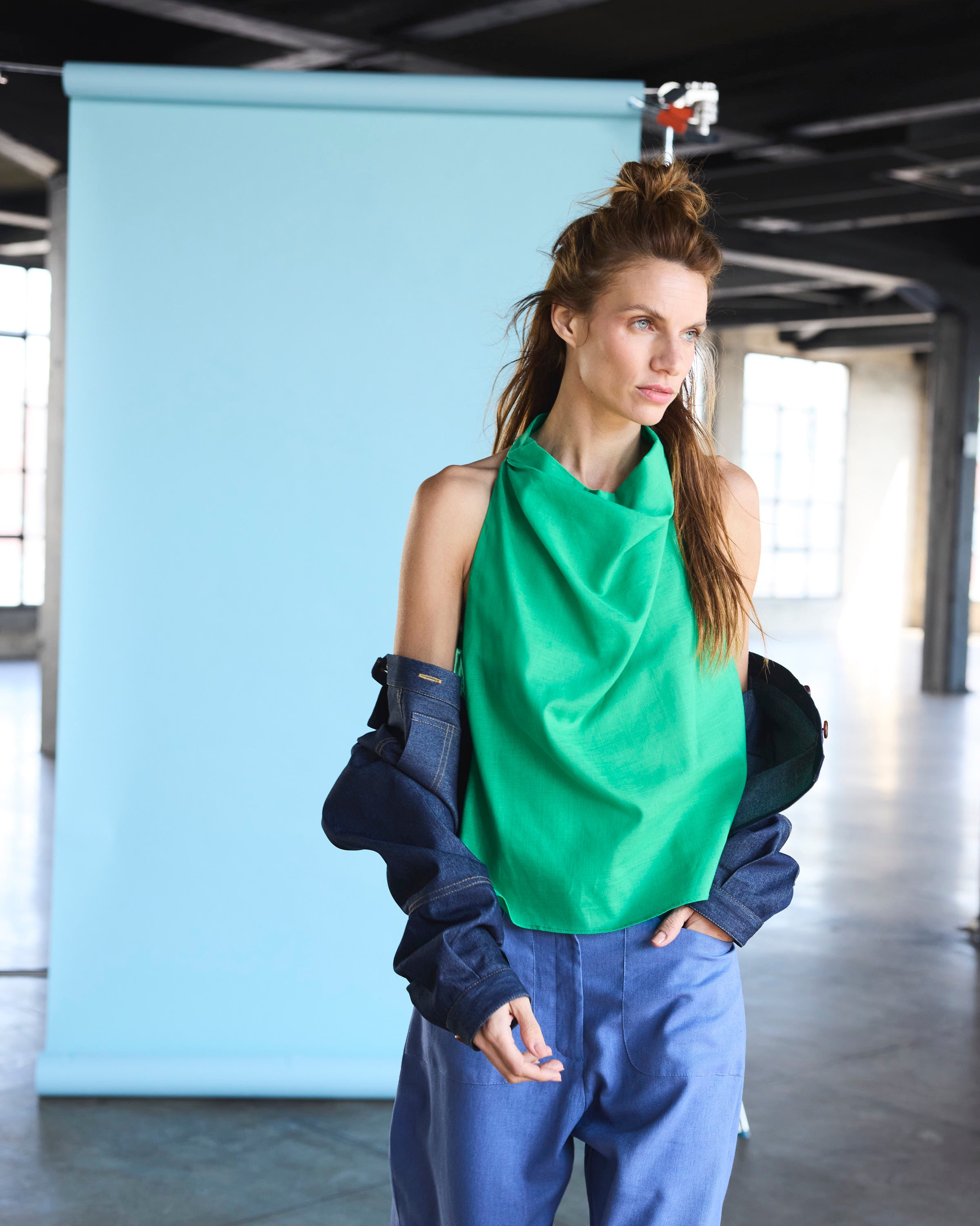 Top Courage 100% Algodón Verde