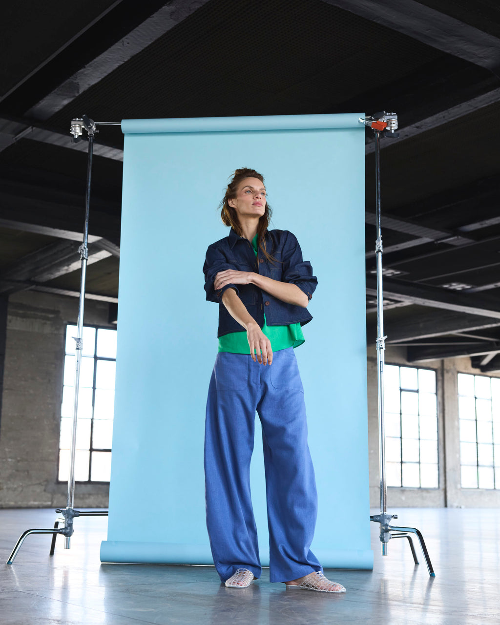 Pantalón Vienne Lino Índigo