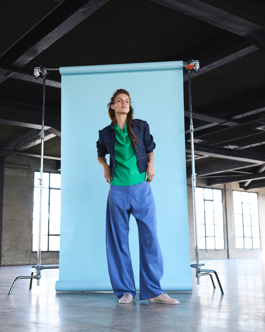 Pantalón Vienne Lino Índigo