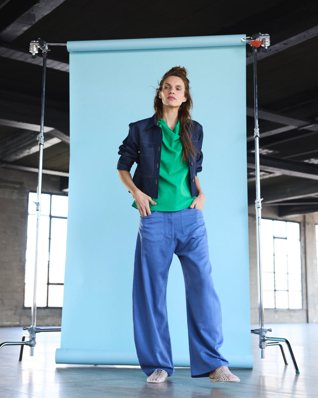 Pantalón Vienne Lino Índigo