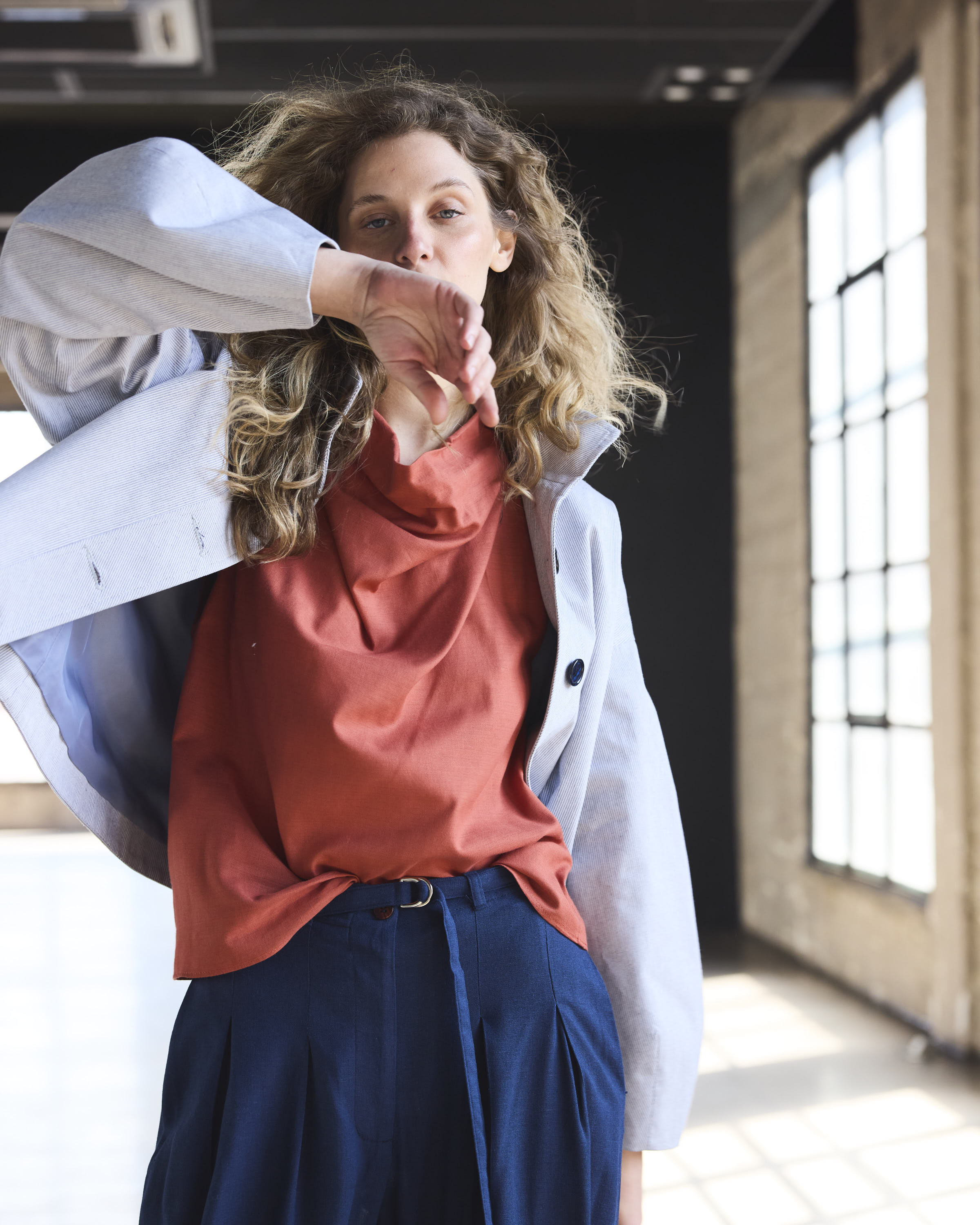 Top Courage 100% Algodón Terracota