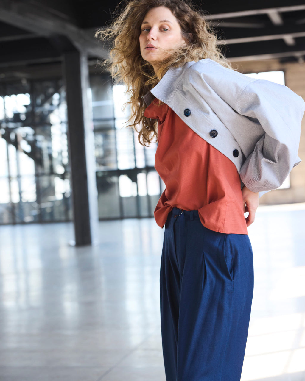 Top Courage 100% Algodón Terracota