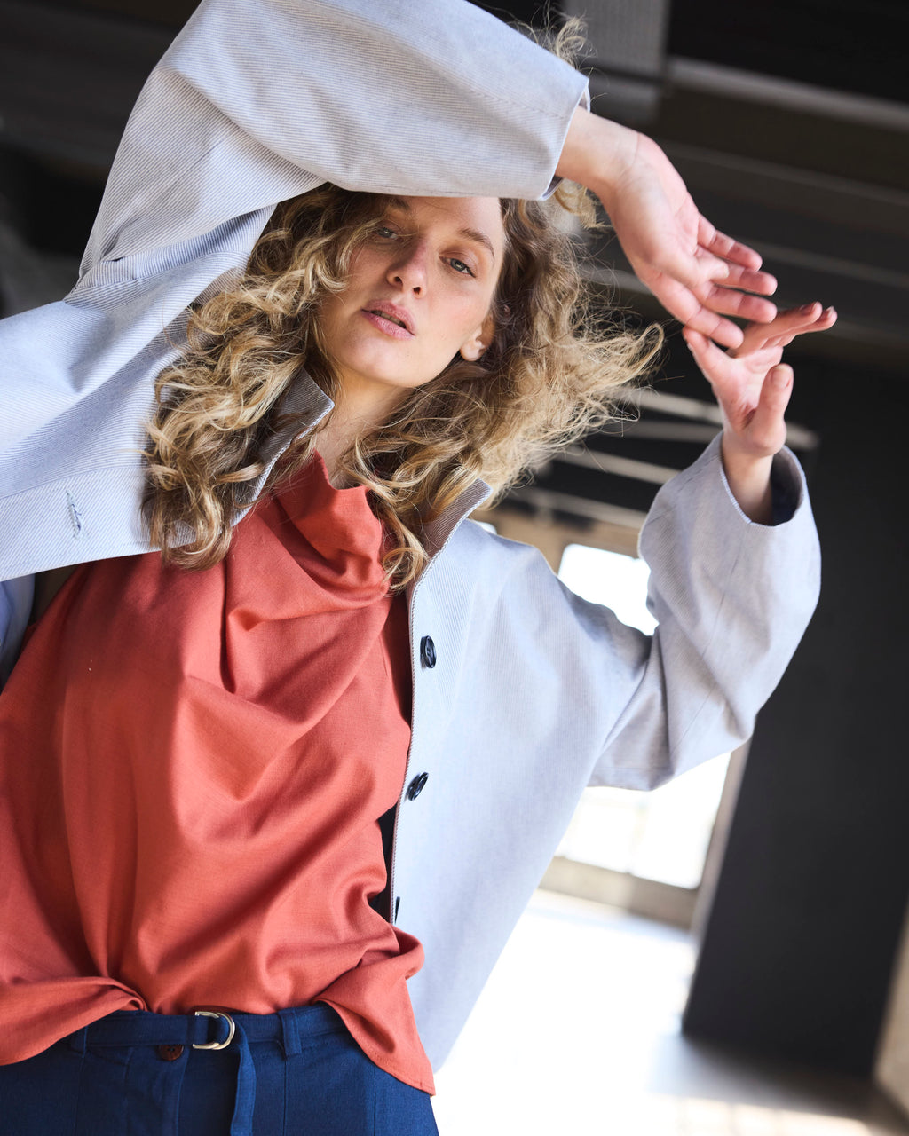 Top Courage 100% Algodón Terracota