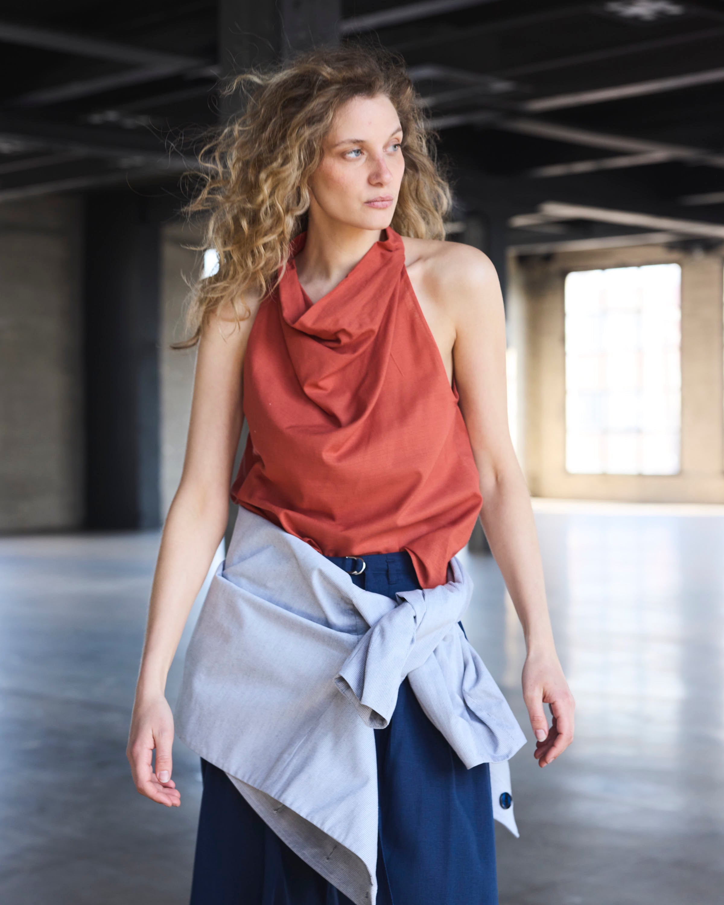 Top Courage 100% Algodón Terracota