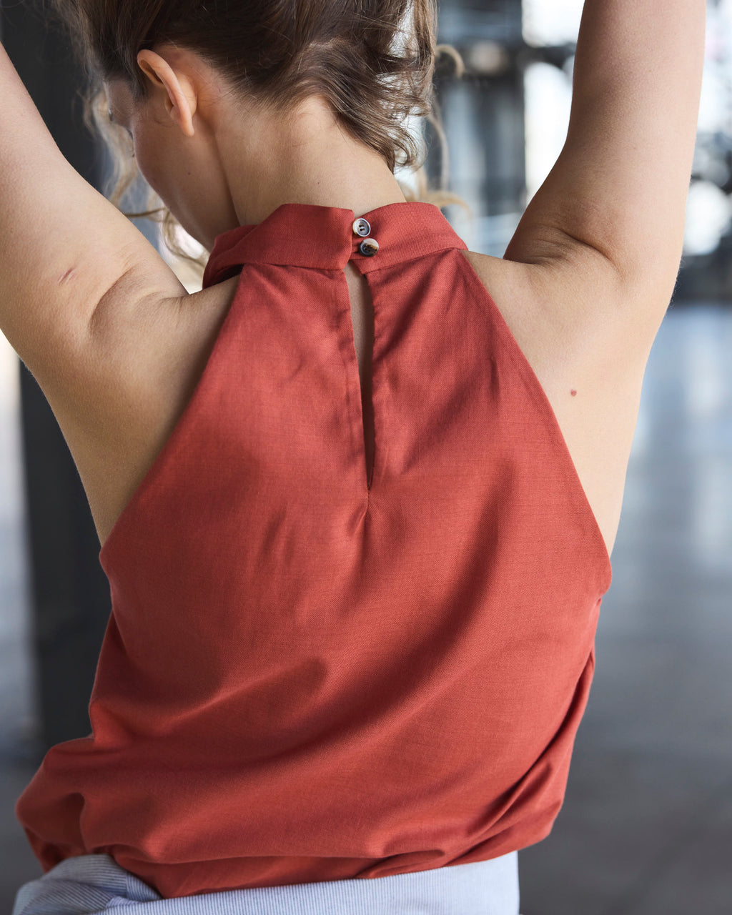 Top Courage 100% Algodón Terracota