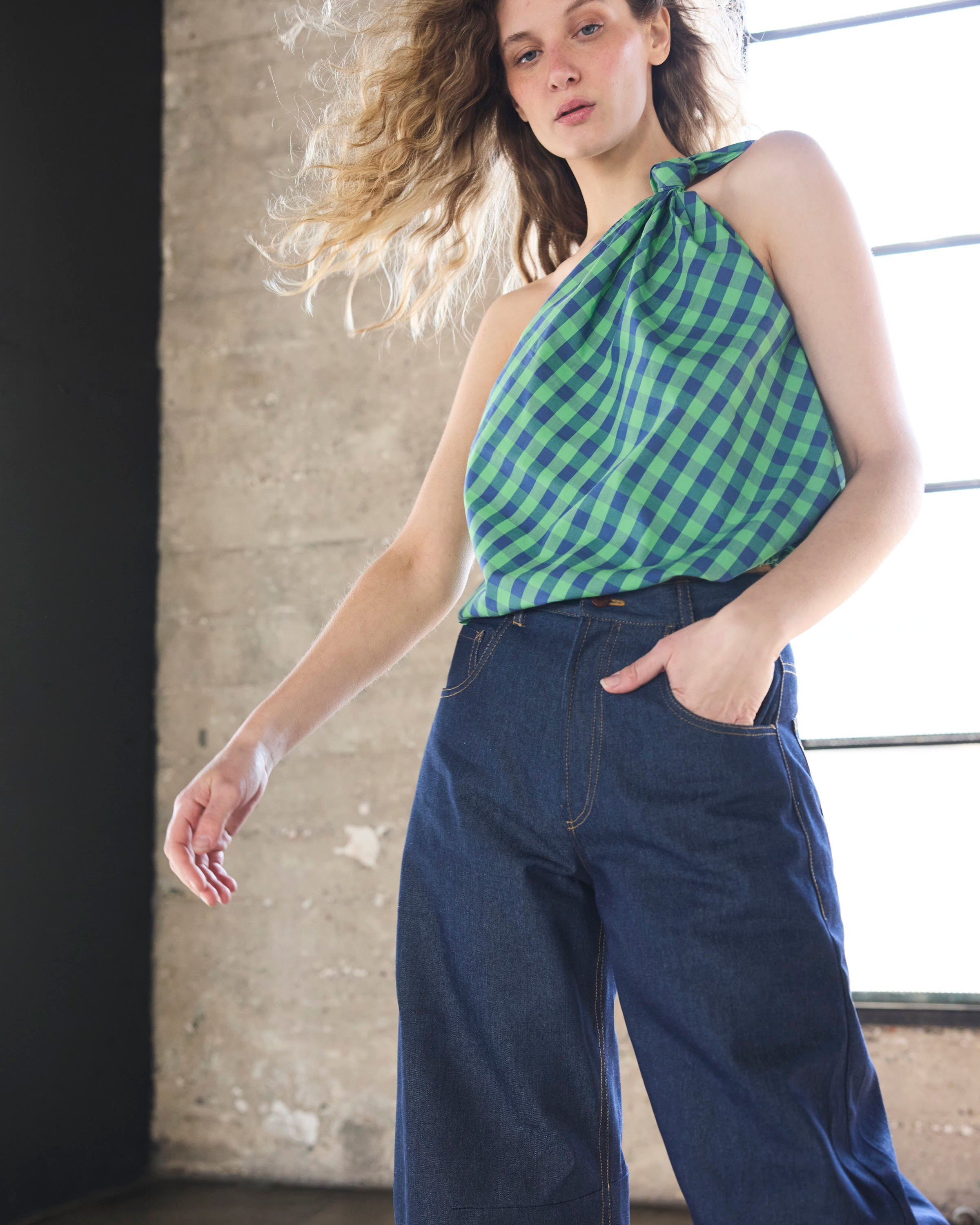 Pantalón Daft Denim Azul