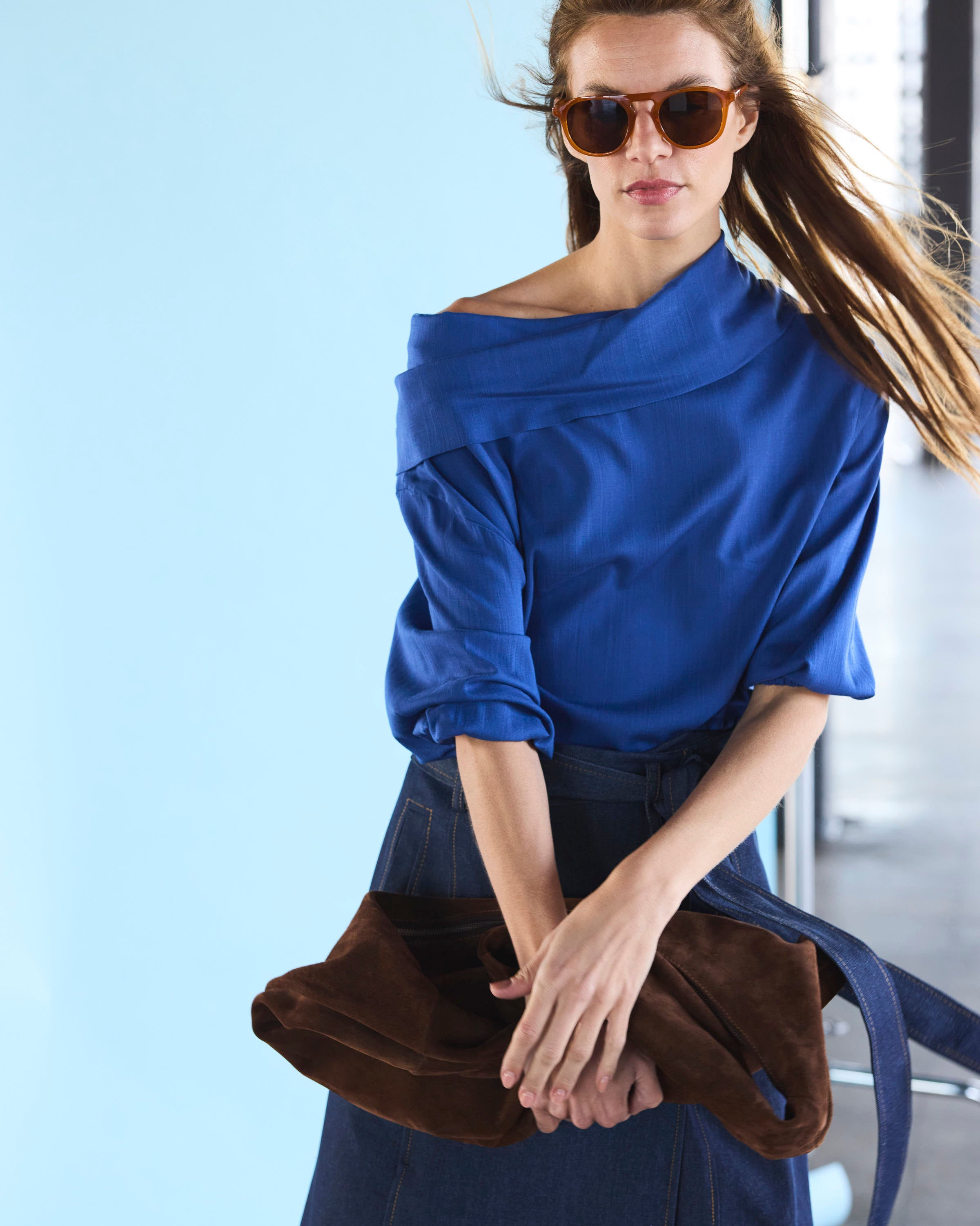 Blusa Nuage AzuL Rey