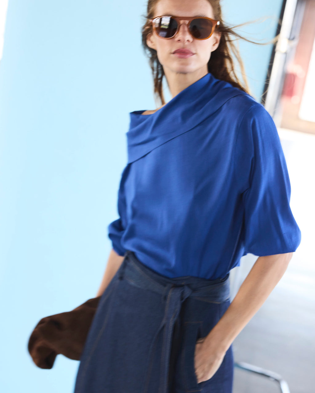 Blusa Nuage AzuL Rey