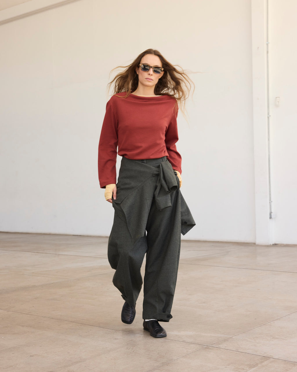 Sobre Camisa Mauve Verde