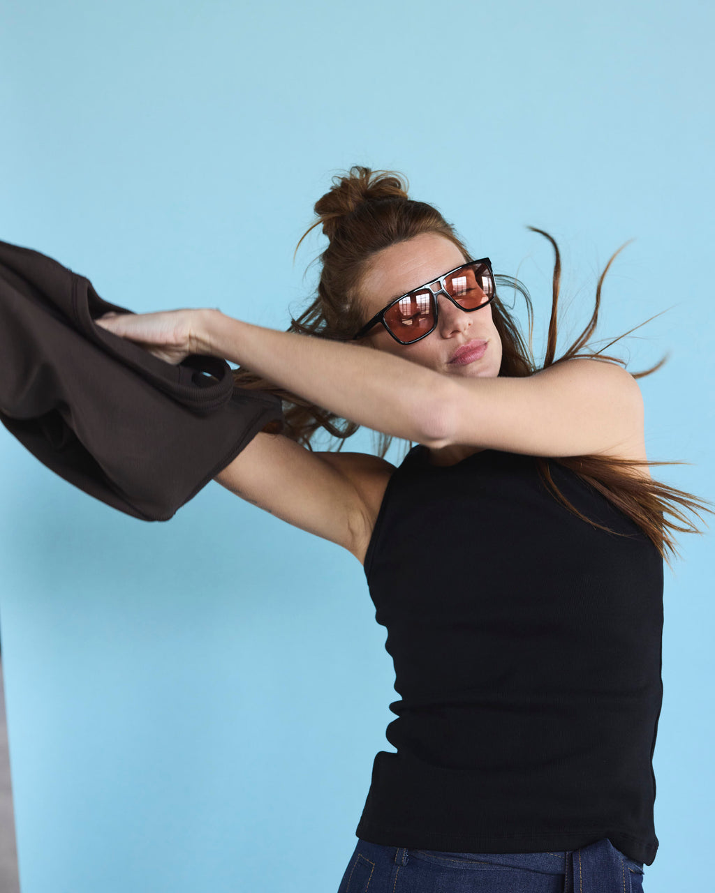 Polera Arkana Algodón Negro