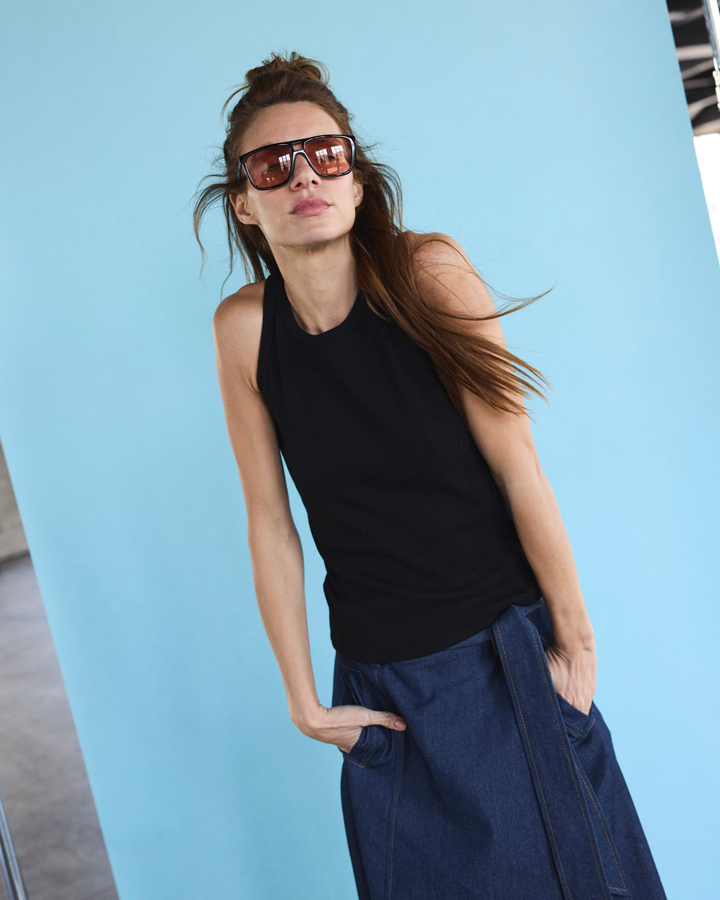 Polera Arkana Algodón Negro