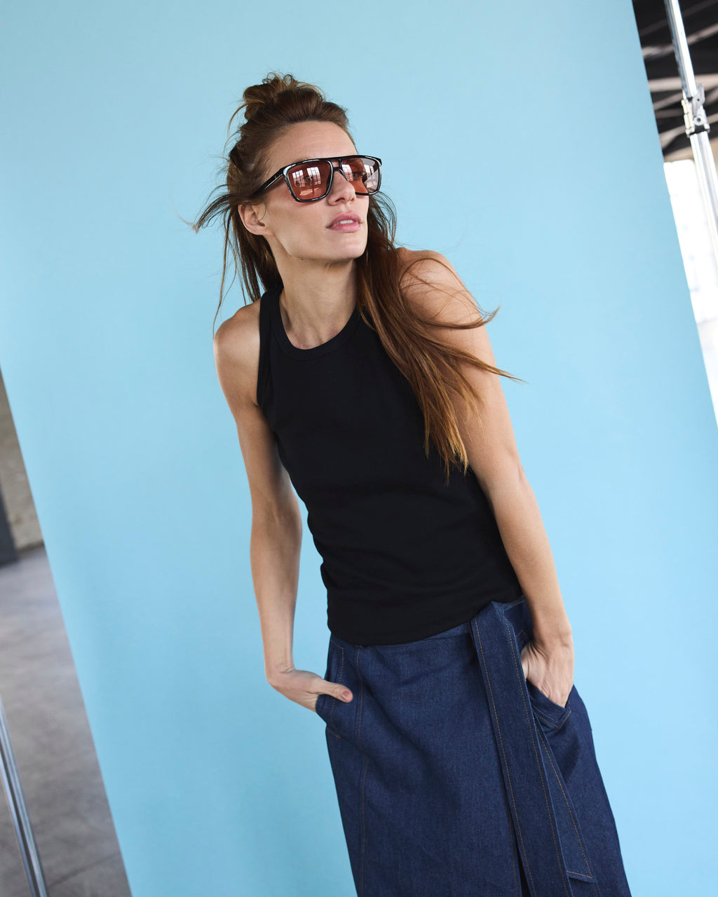 Polera Arkana Algodón Negro