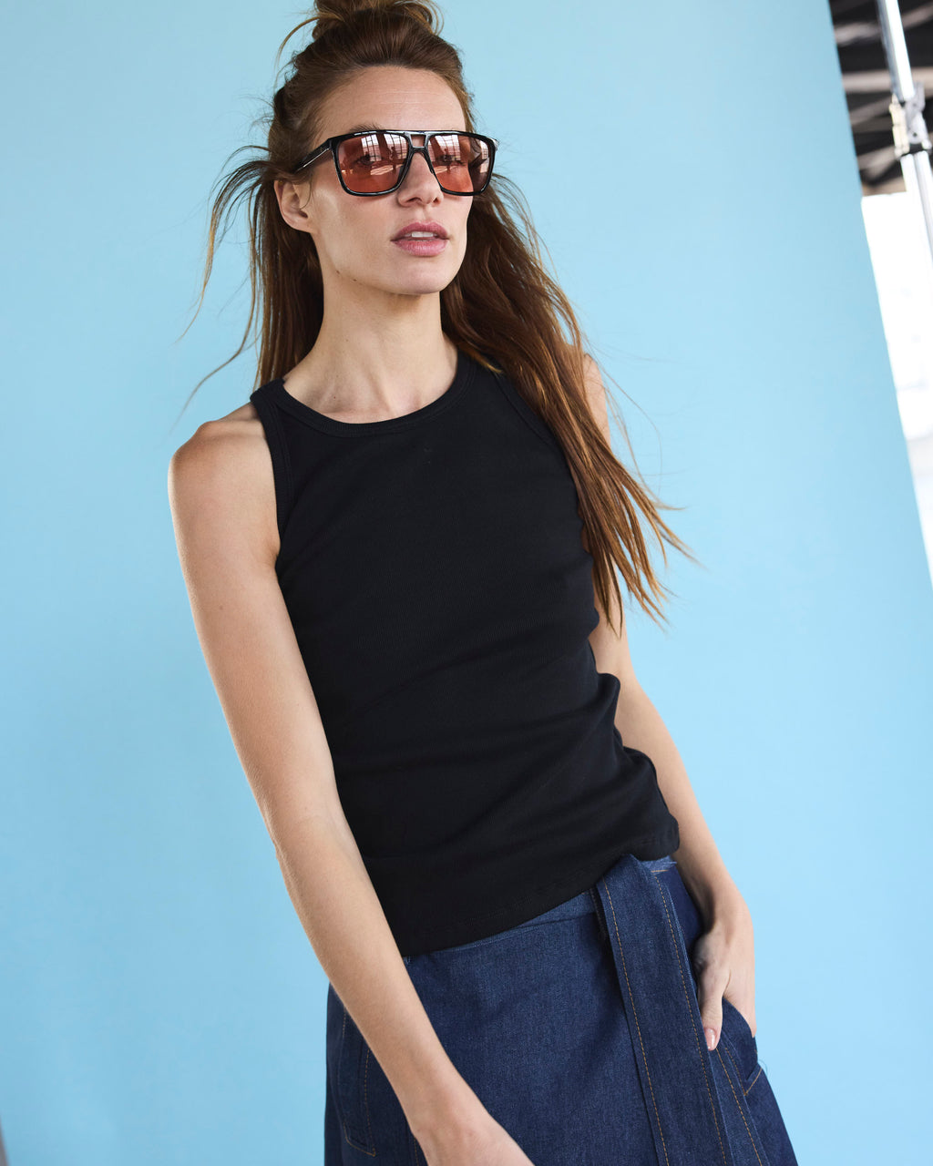 Polera Arkana Algodón Negro