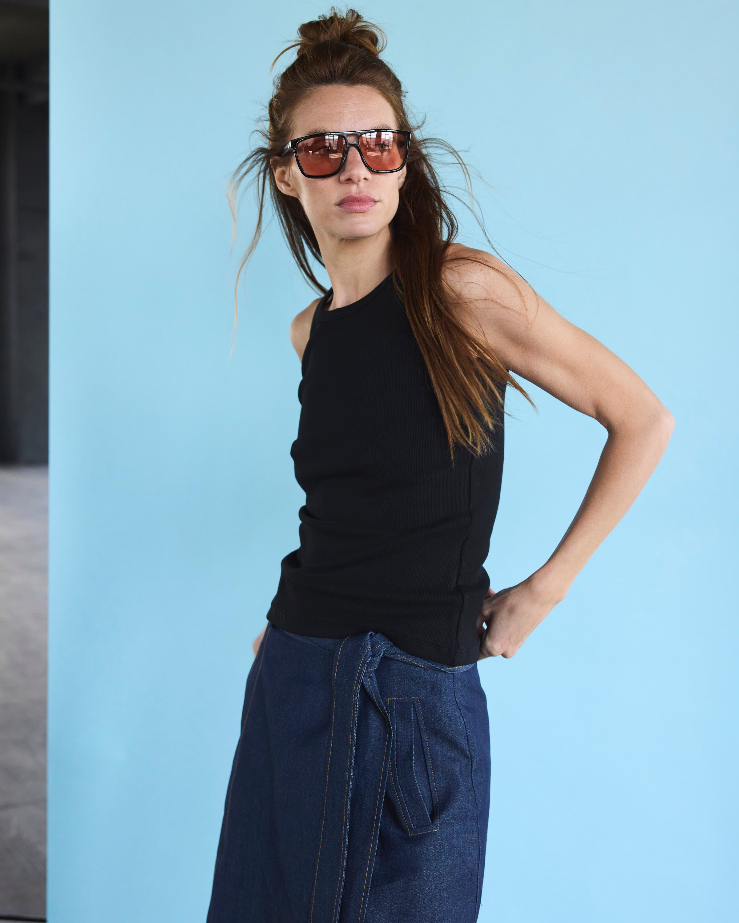 Polera Arkana Algodón Negro