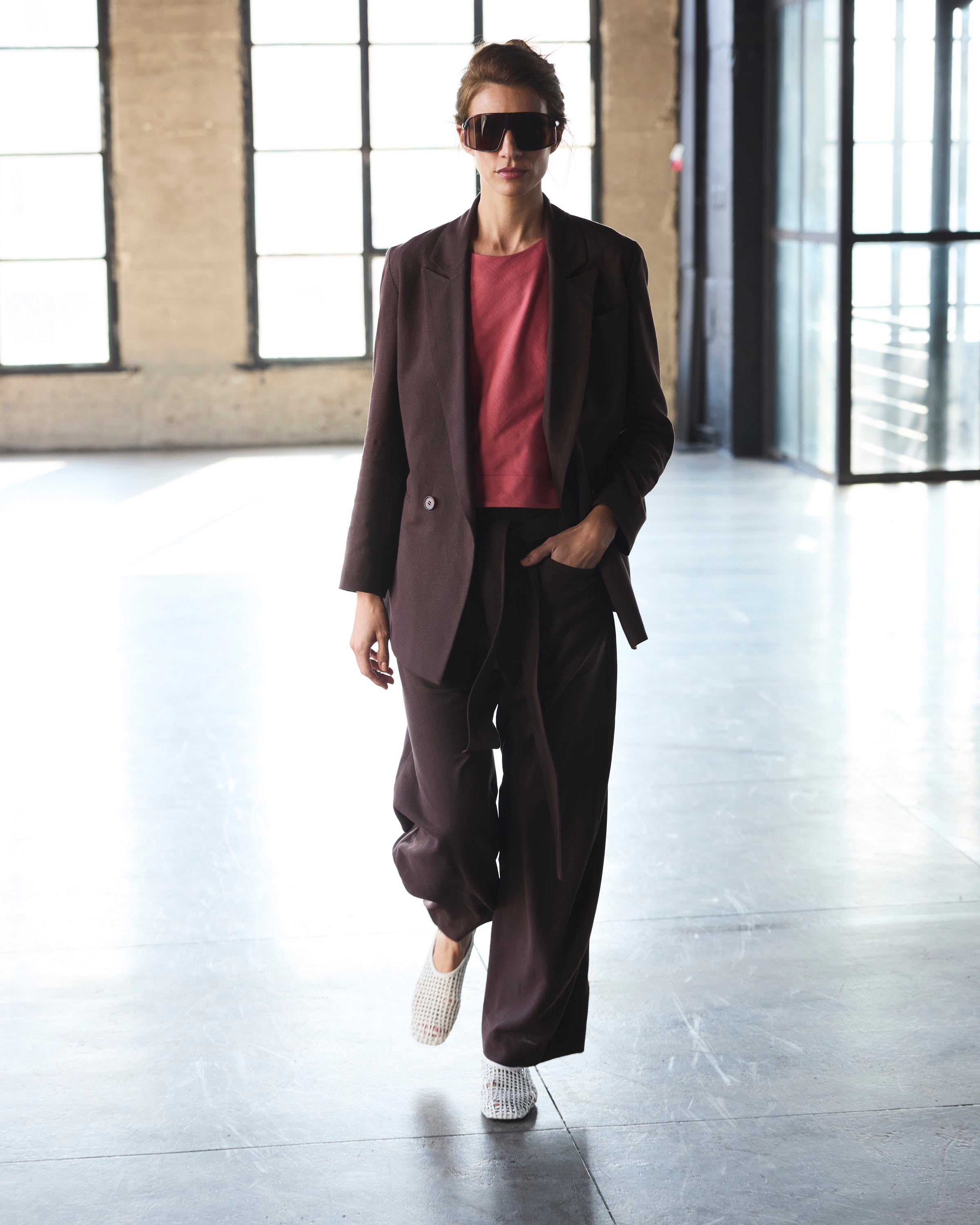 Top Meena Algodón Rosado