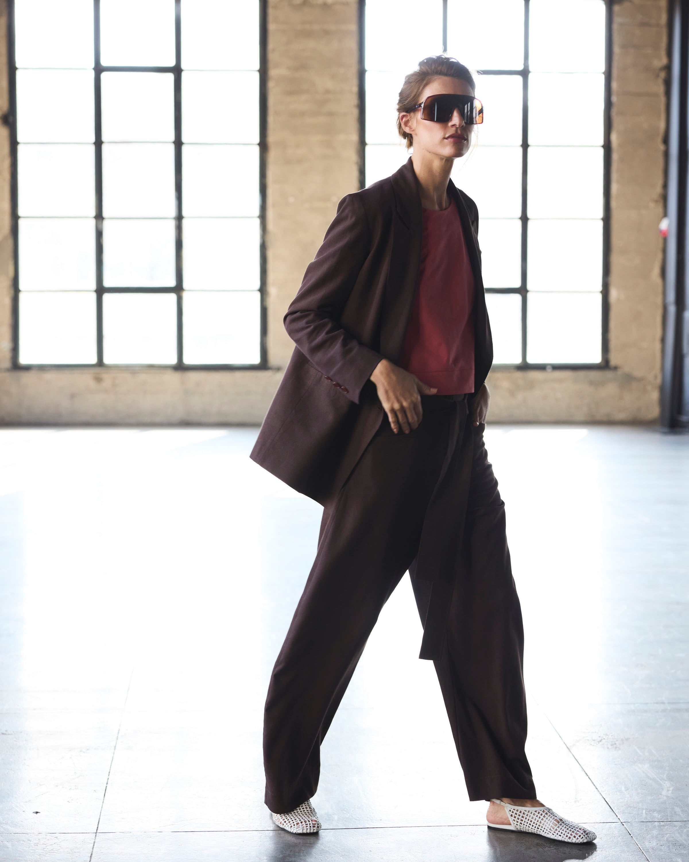 Pantalón Vivante Lino Café