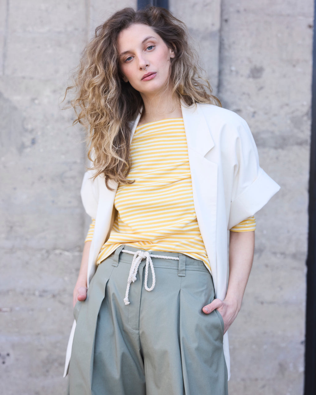 Pantalón Joie Gabardina Verde