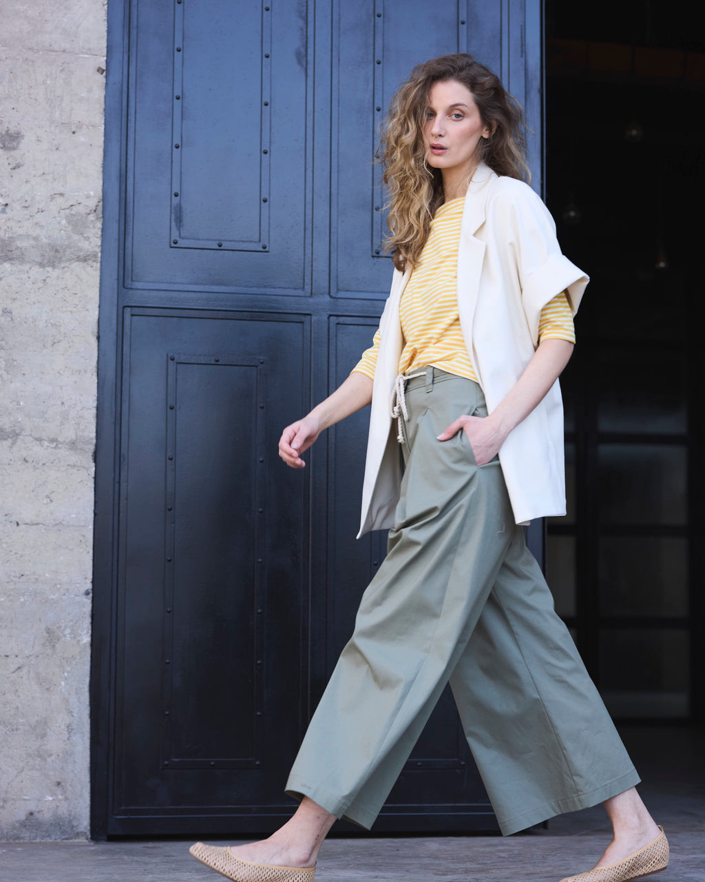 Pantalón Joie Gabardina Verde