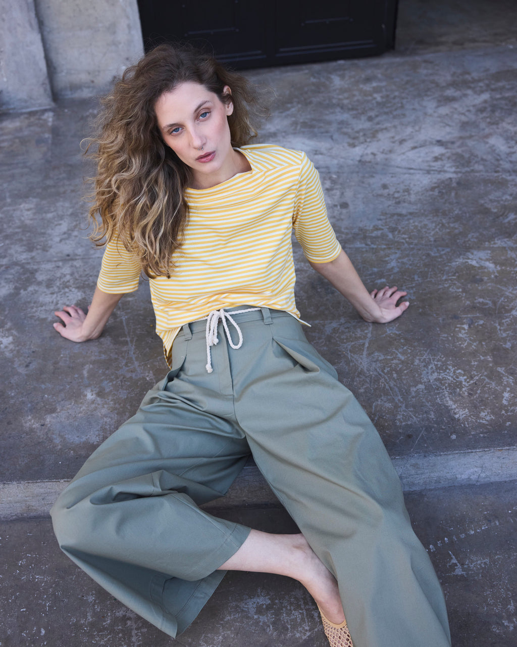 Pantalón Joie Gabardina Verde