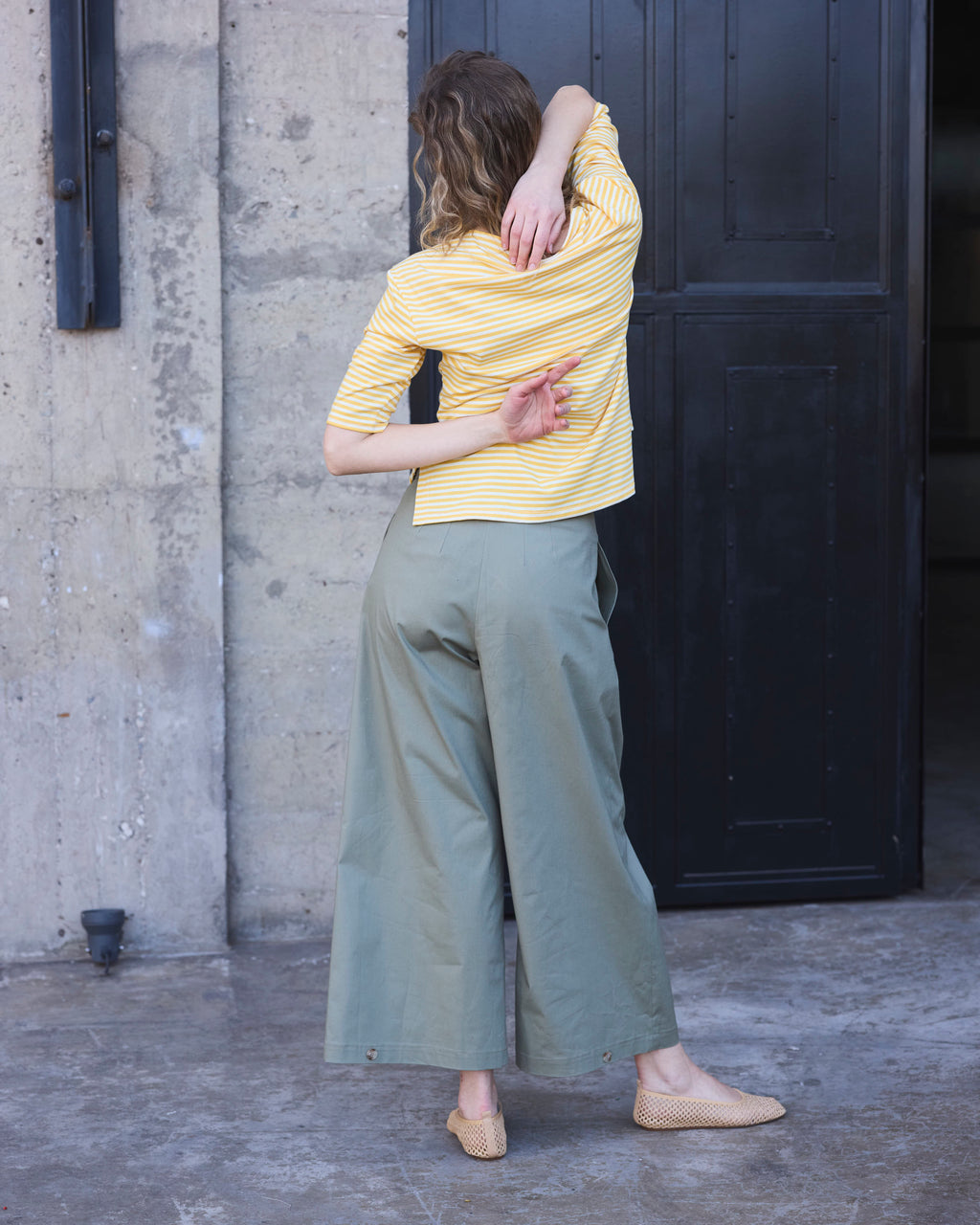 Pantalón Joie Gabardina Verde