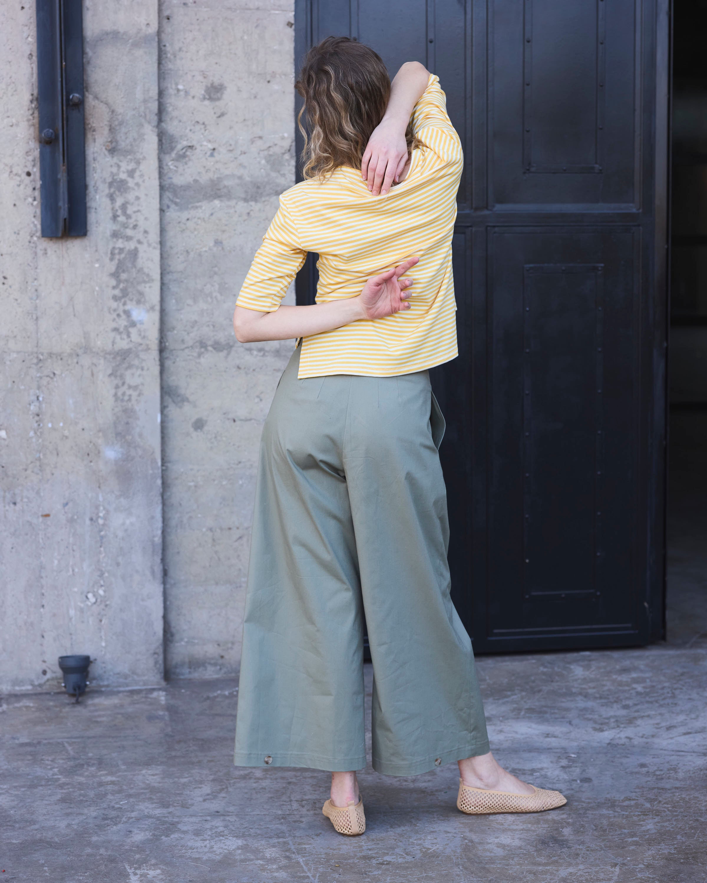 Pantalón Joie Gabardina Verde