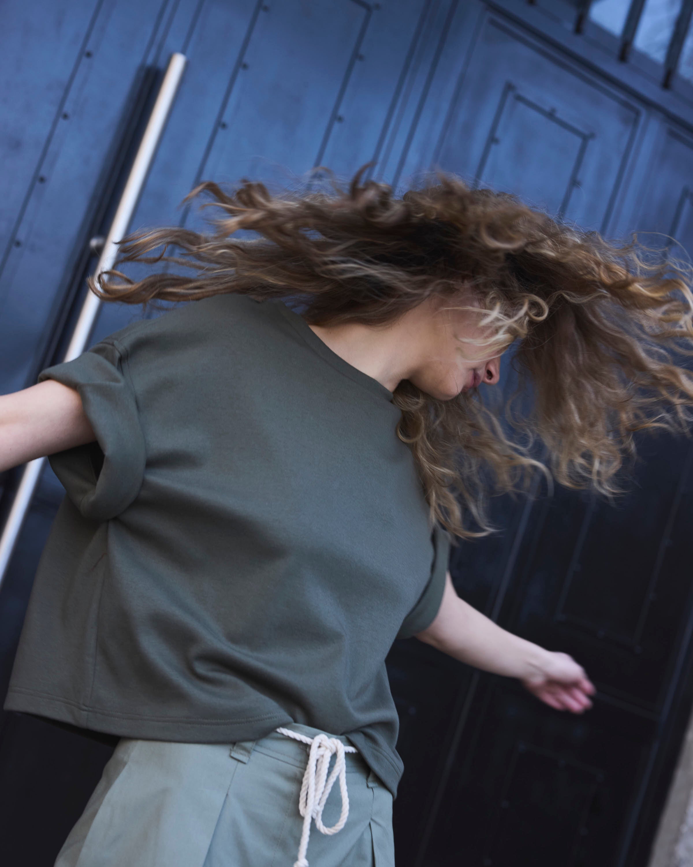 Polera Vaillance Verde Musgo