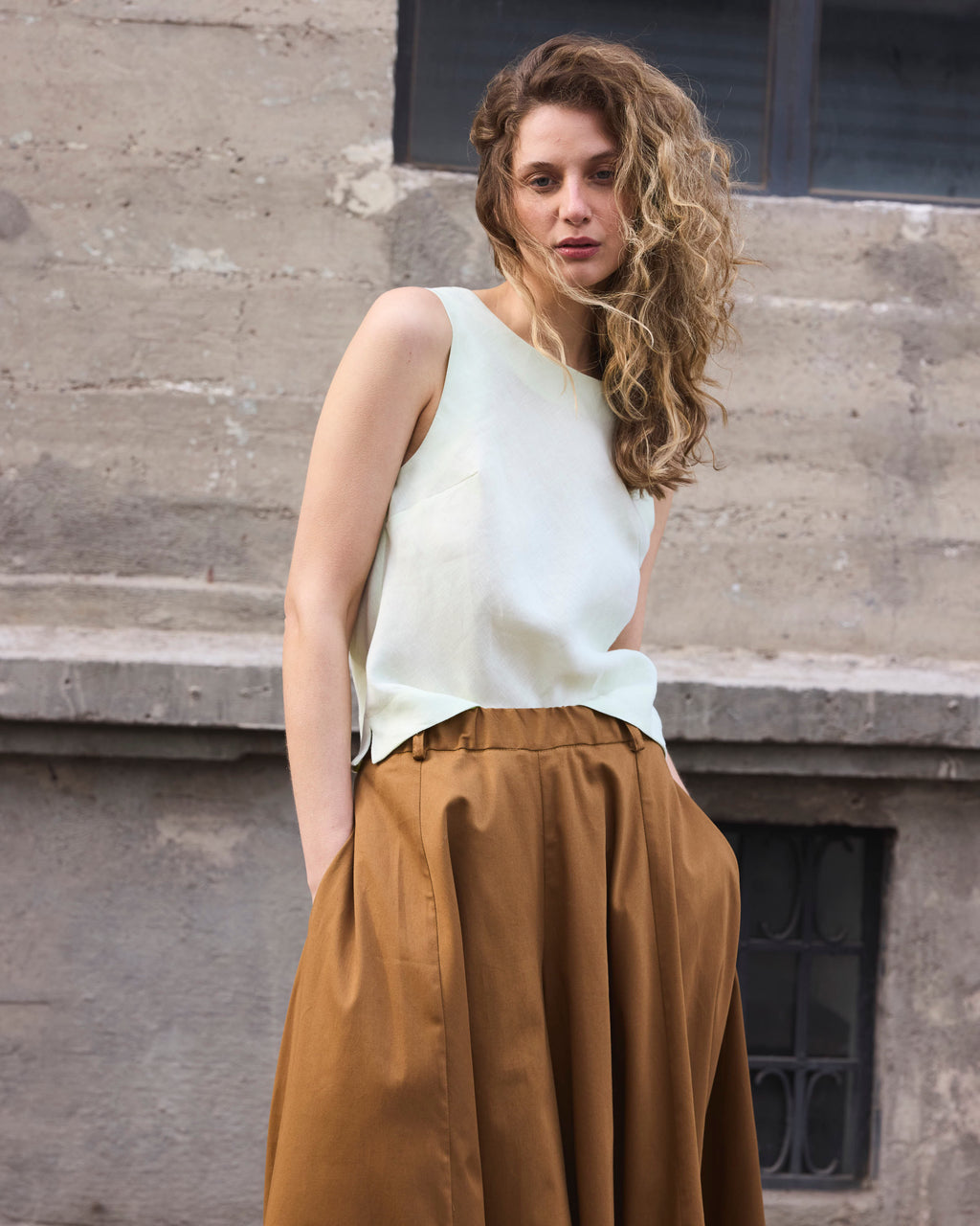 Top Meena Verde Agua