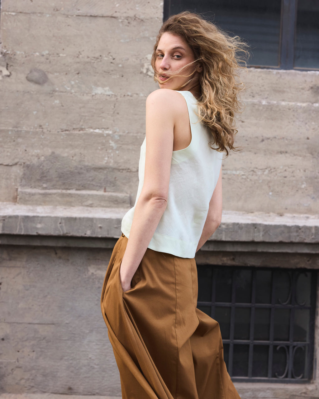 Top Meena Verde Agua