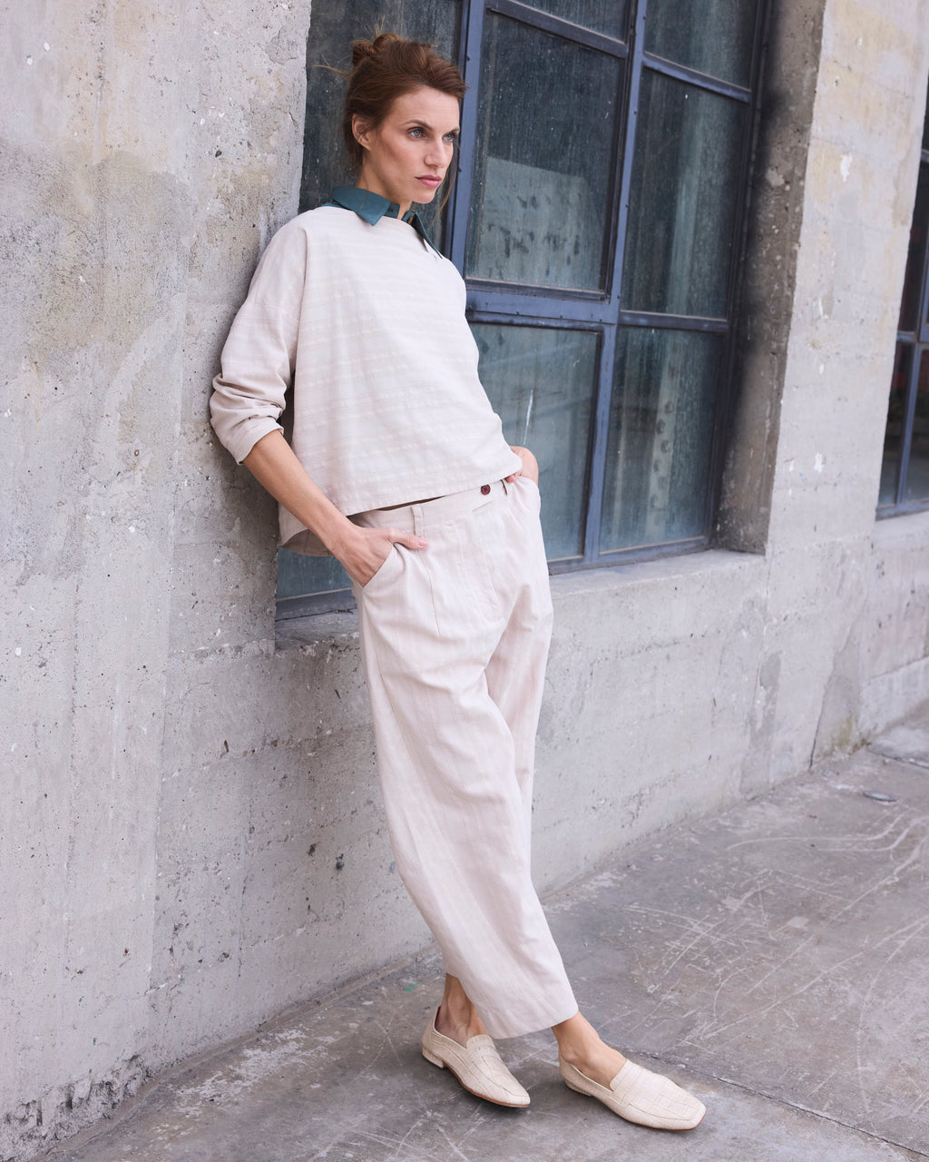 Pantalón Vissionnaire Algodón Crudo