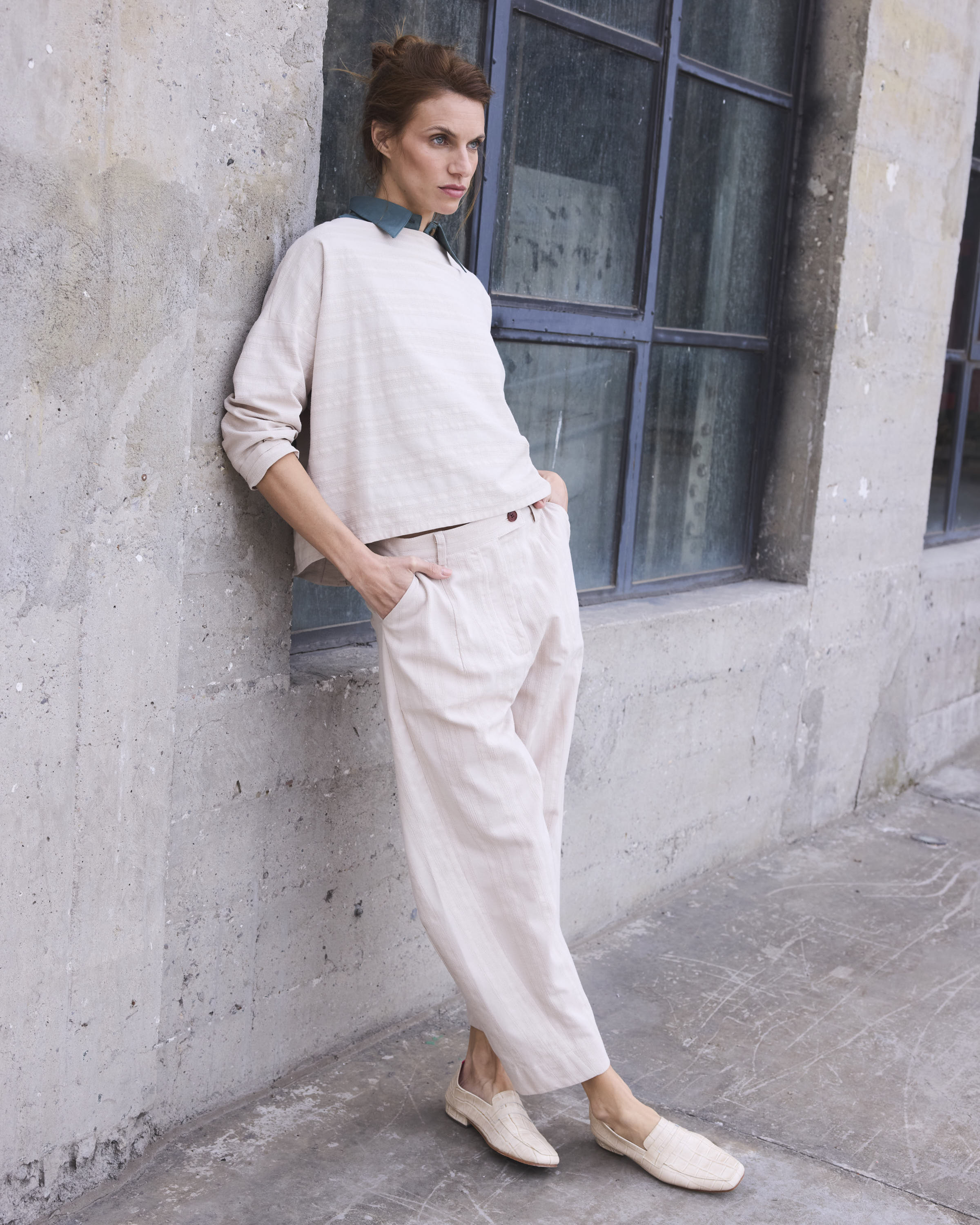 Pantalón Vissionnaire Algodón Crudo