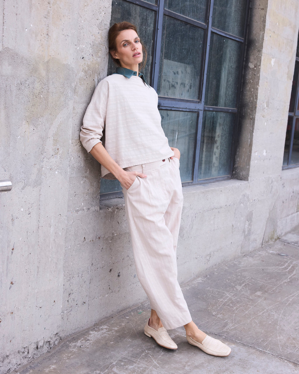 Pantalón Vissionnaire Algodón Crudo