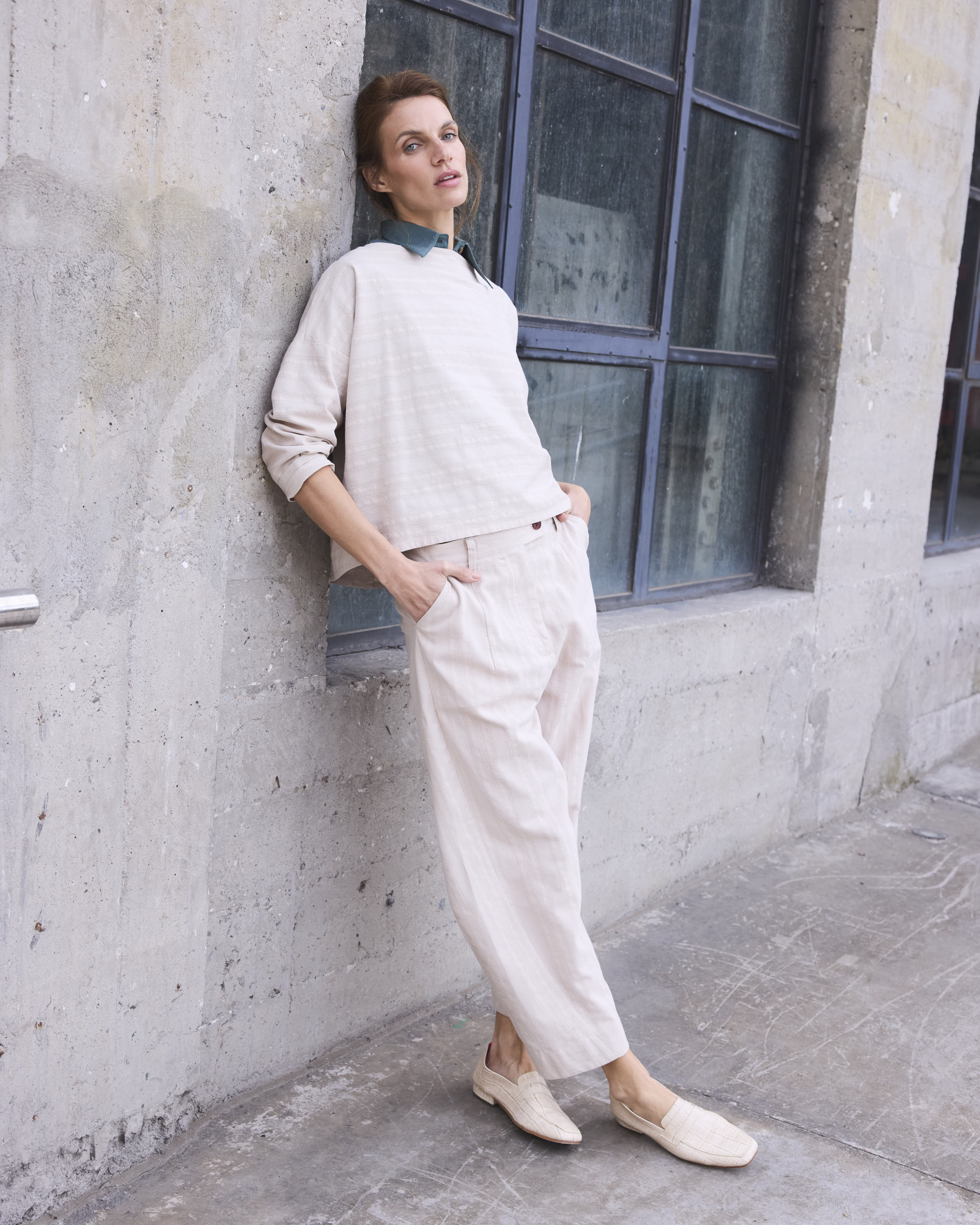 Pantalón Vissionnaire Algodón Crudo