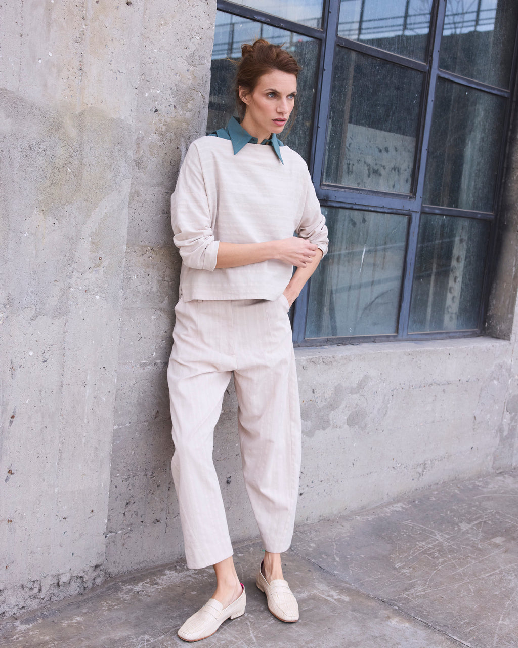 Pantalón Vissionnaire Algodón Crudo