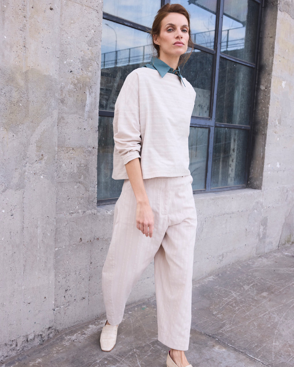 Pantalón Vissionnaire Algodón Crudo