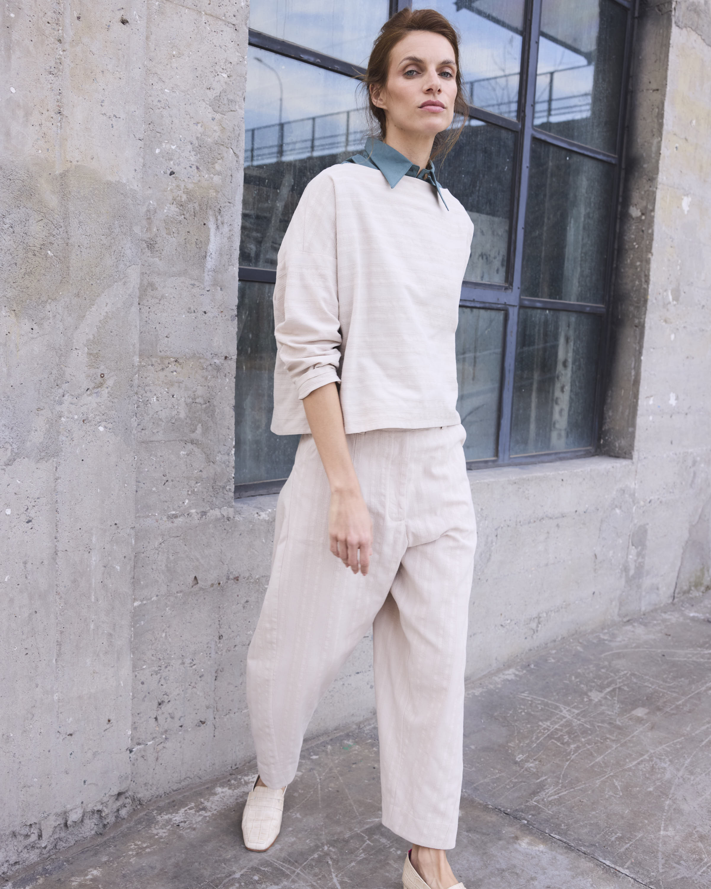 Pantalón Vissionnaire Algodón Crudo