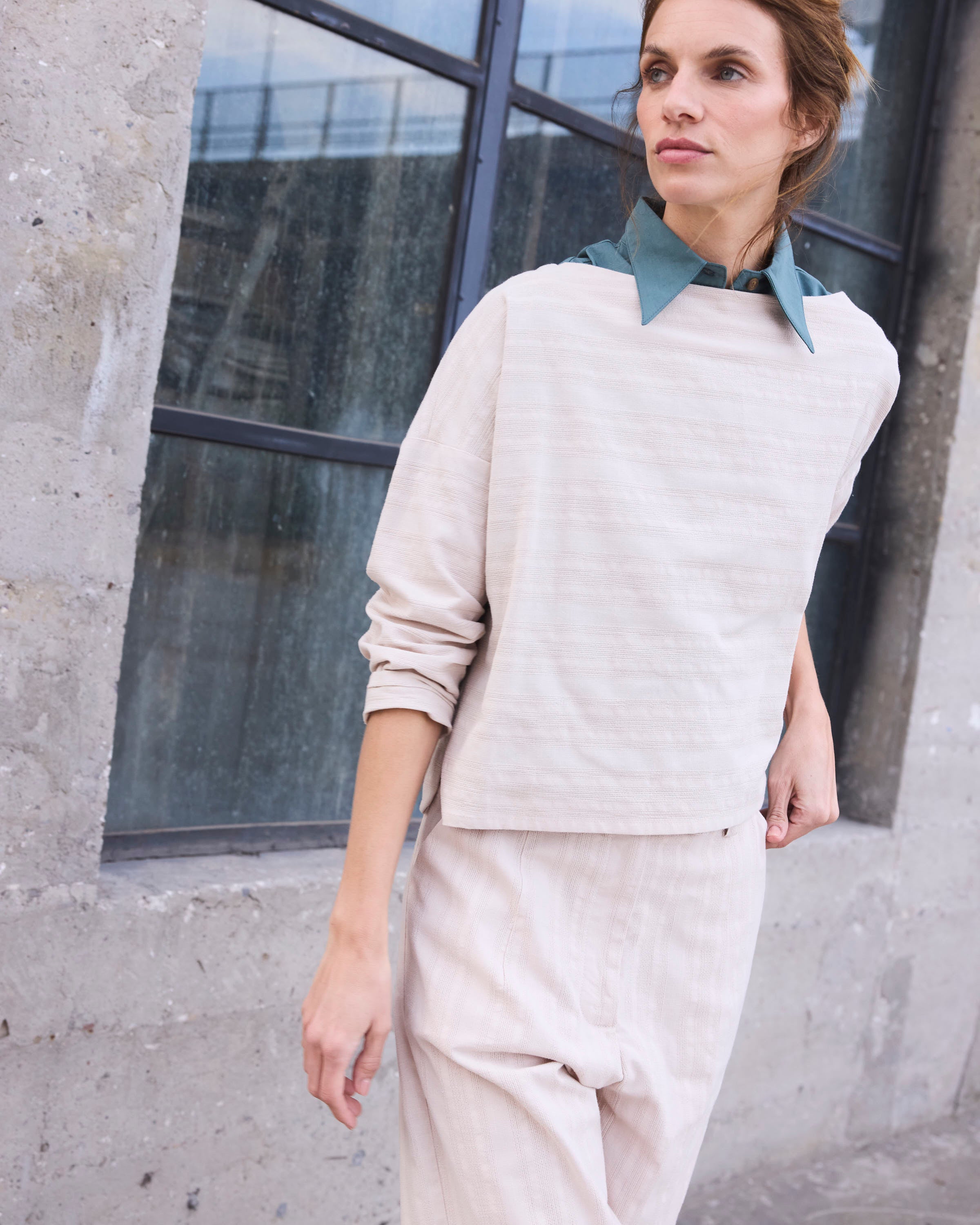 Pantalón Vissionnaire Algodón Crudo