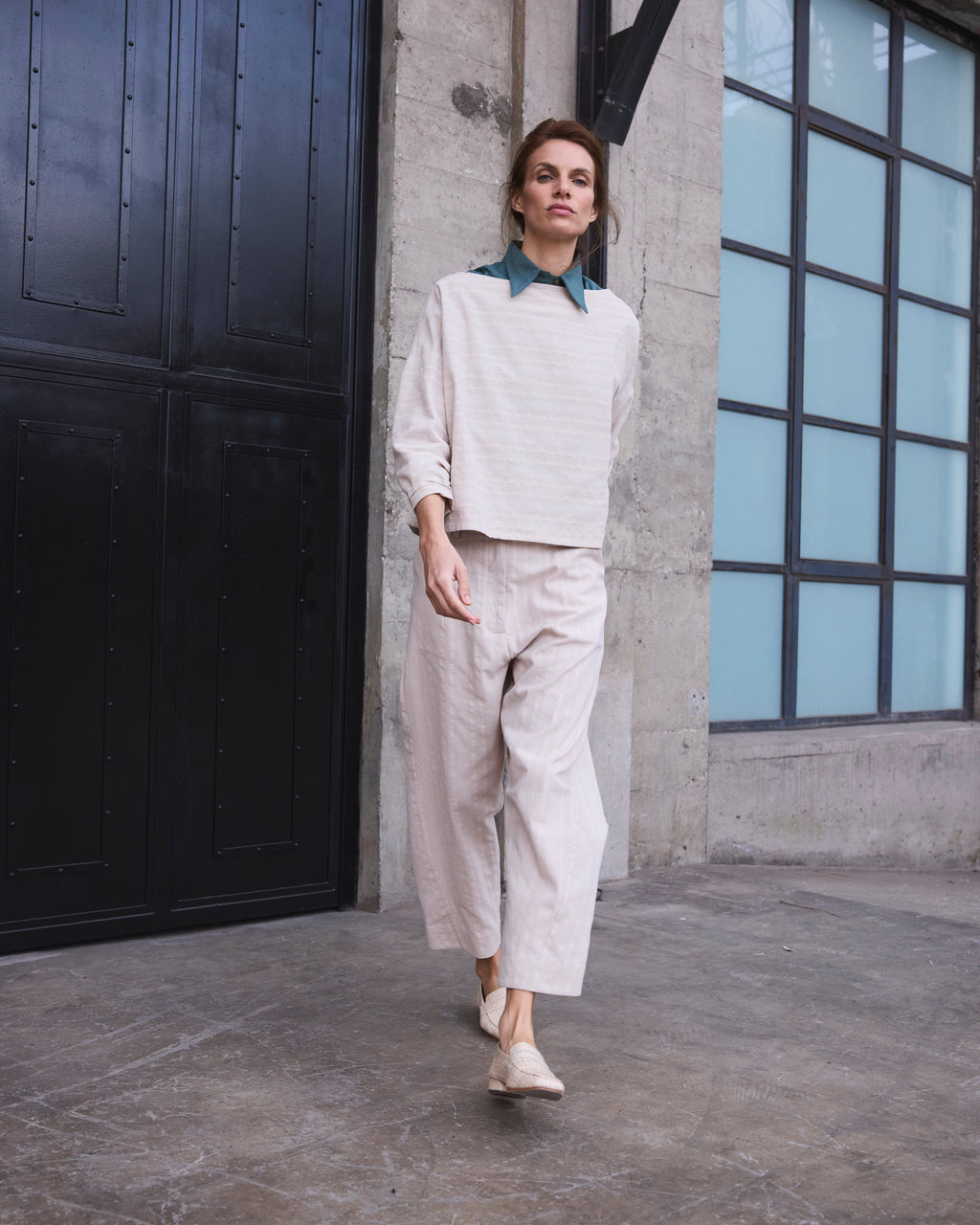 Pantalón Vissionnaire Algodón Crudo