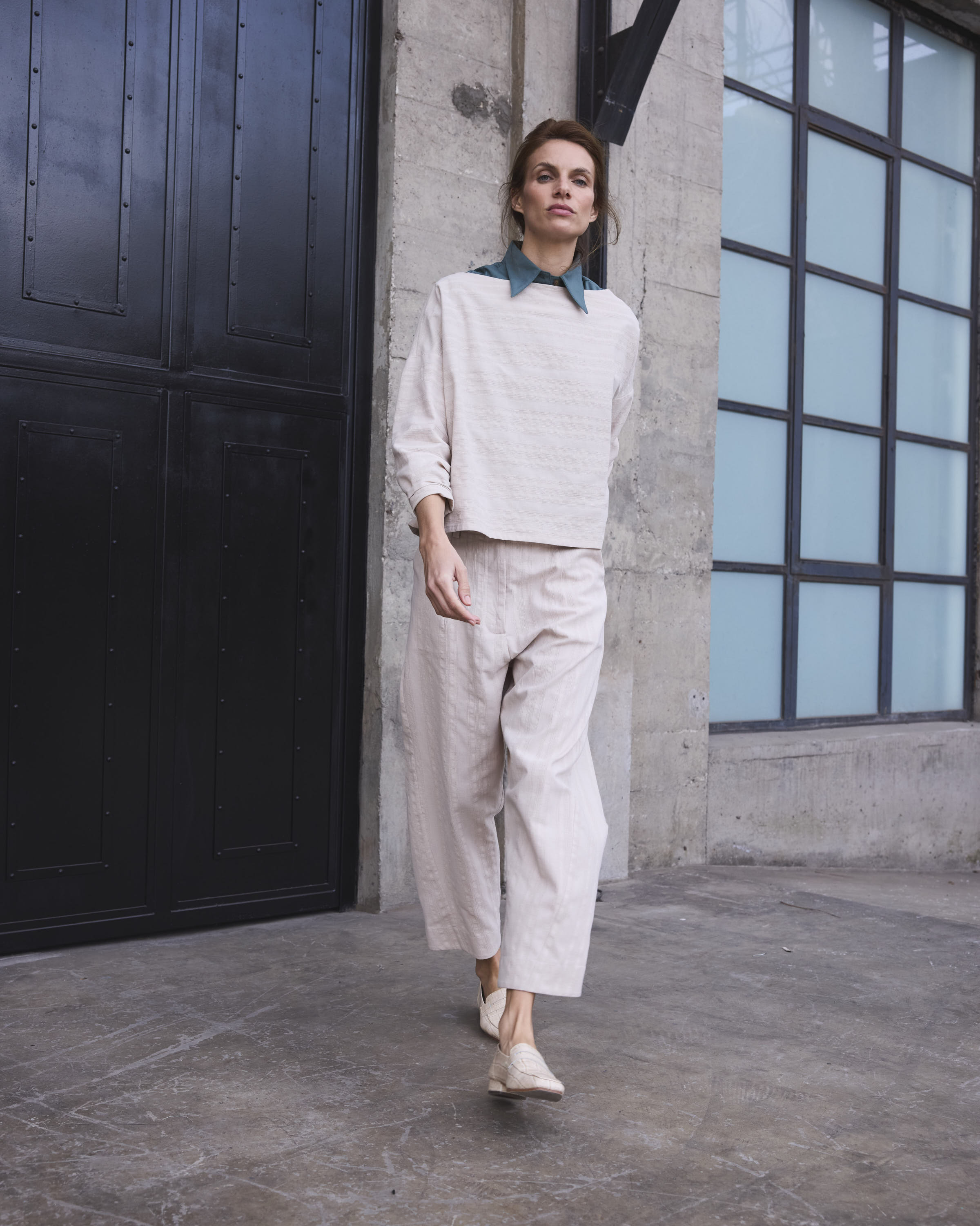 Pantalón Vissionnaire Algodón Crudo