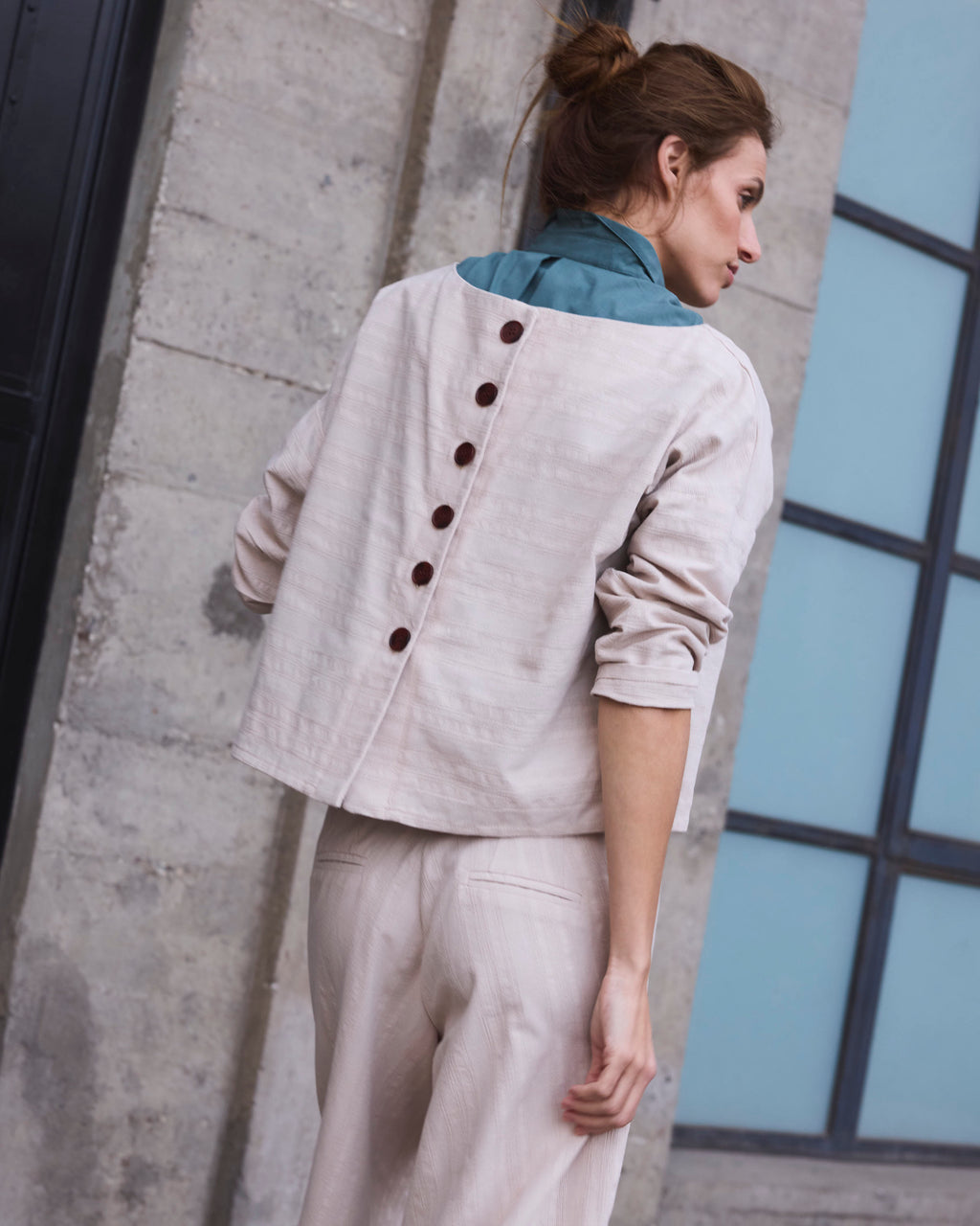 Pantalón Vissionnaire Algodón Crudo