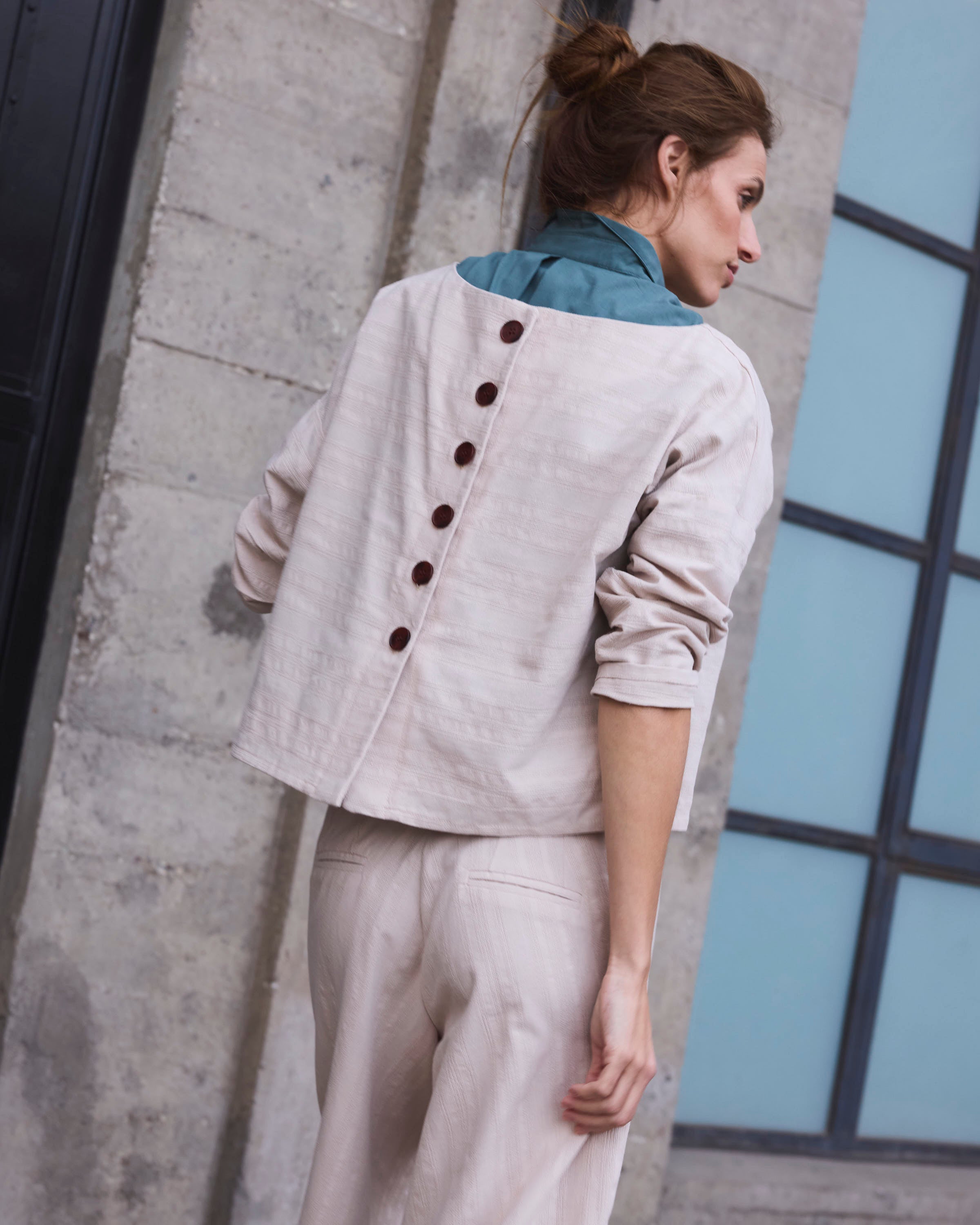 Pantalón Vissionnaire Algodón Crudo