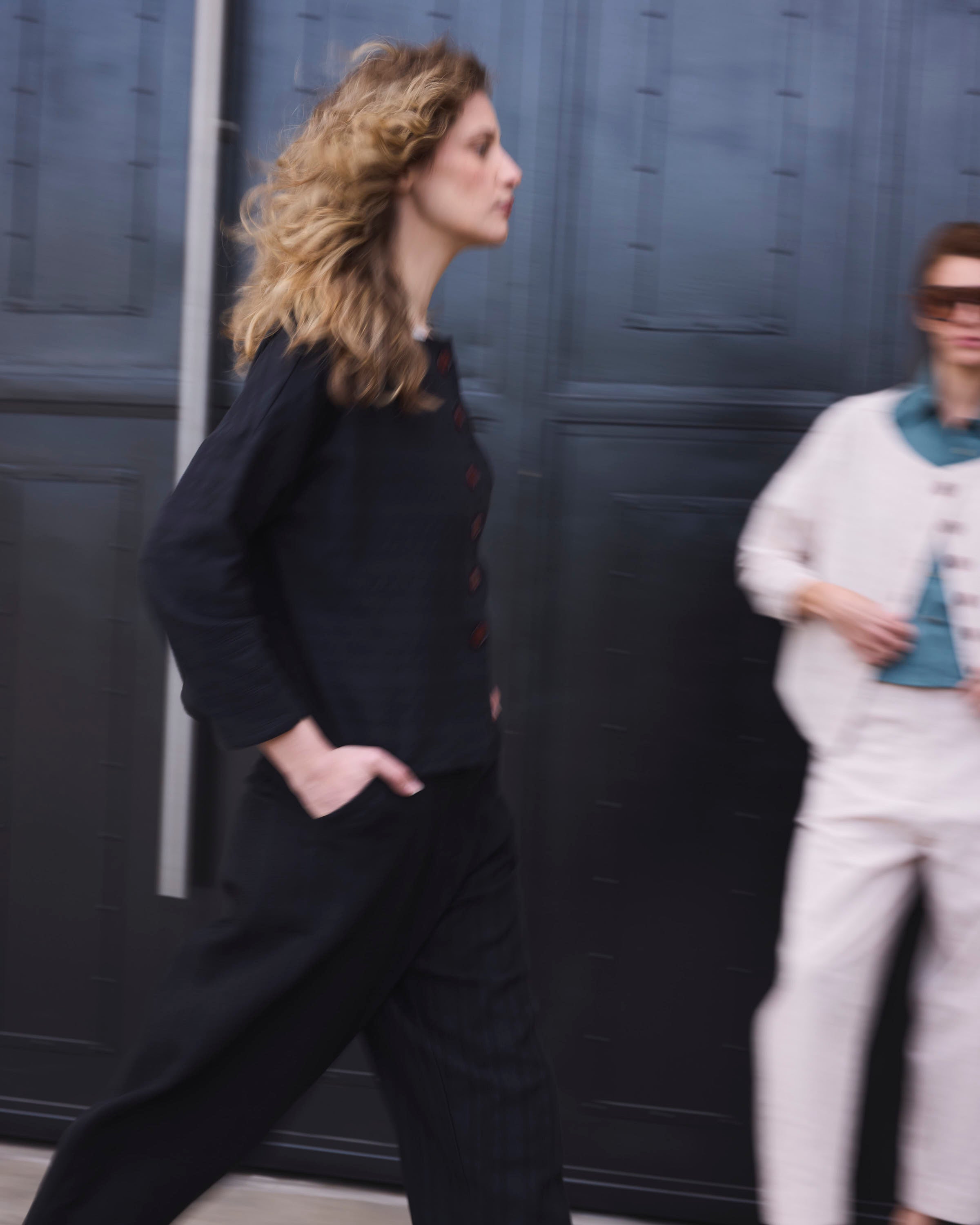 Pantalón Vissionnaire Algodón Negro