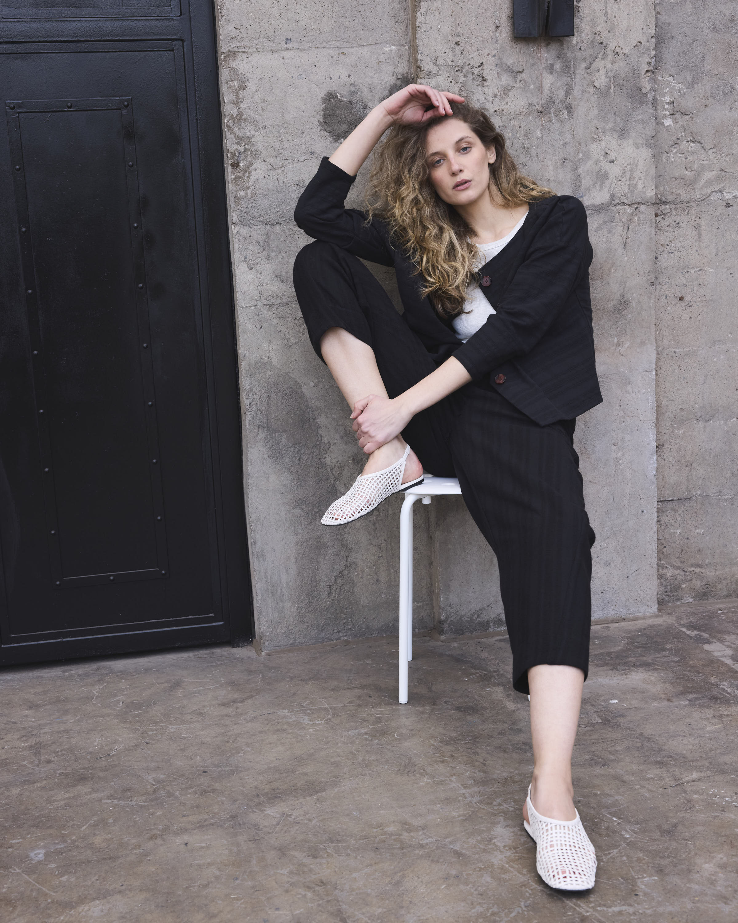 Pantalón Vissionnaire Algodón Negro