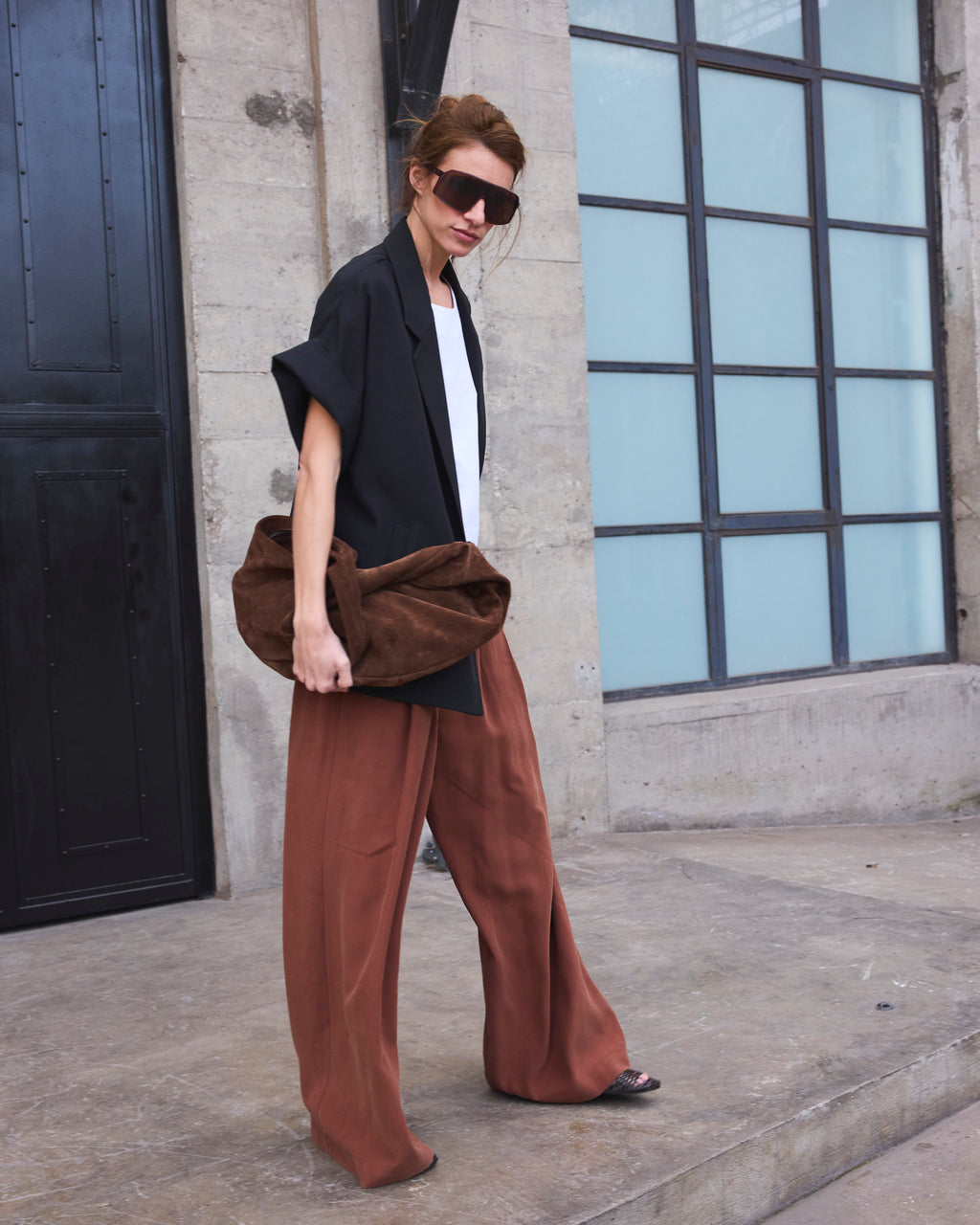 Blazer Manga Corta Souveraine Negro