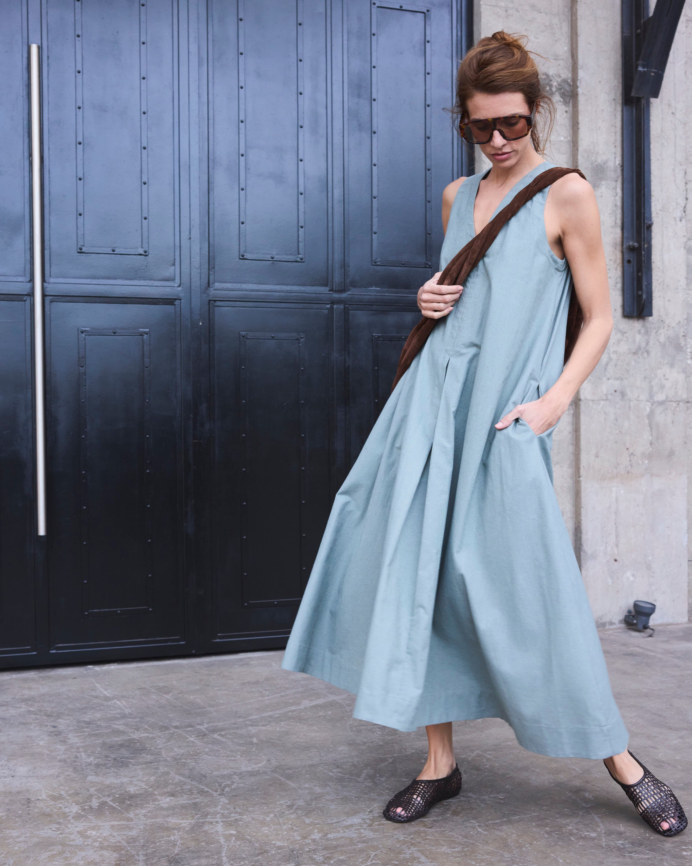 Vestido Desir Algodón Verde