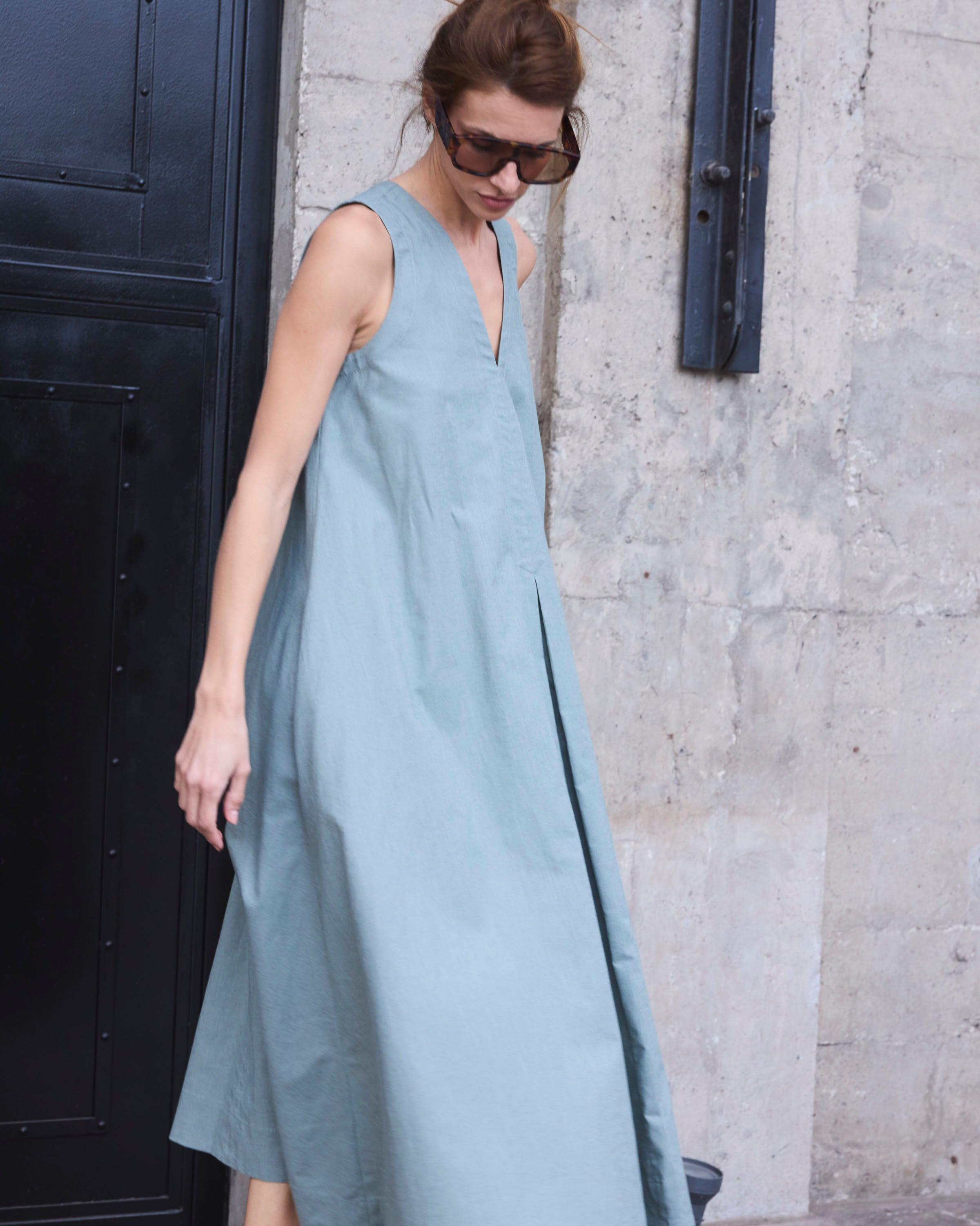 Vestido Desir Algodón Verde