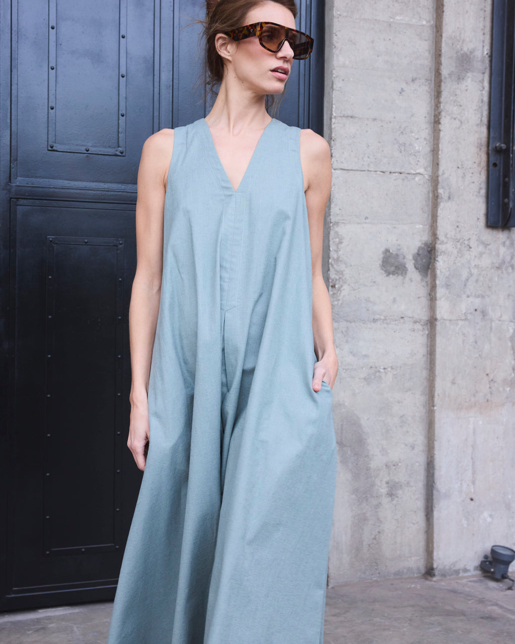 Vestido Desir Algodón Verde