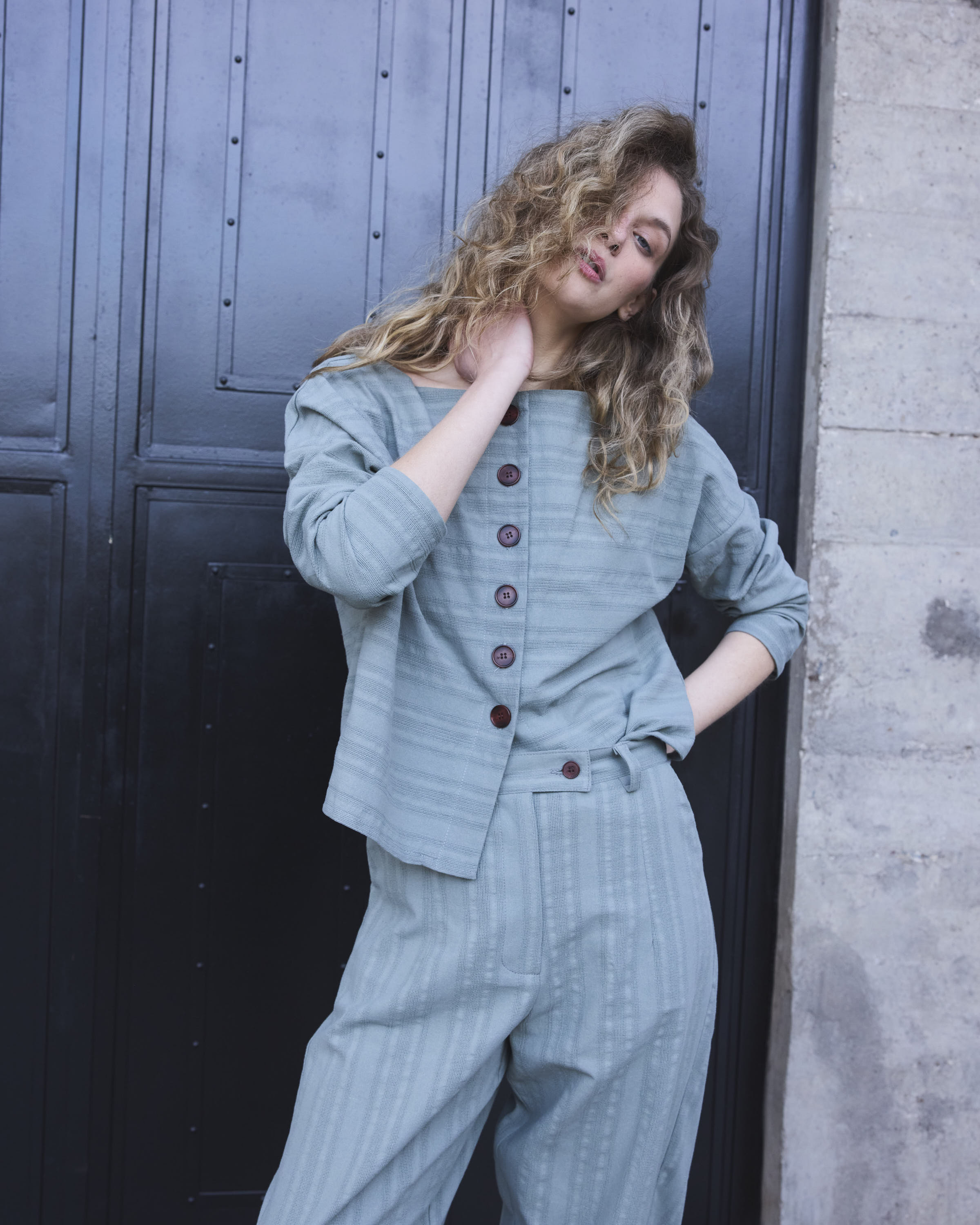 Pantalón Vissionnaire Algodón Verde