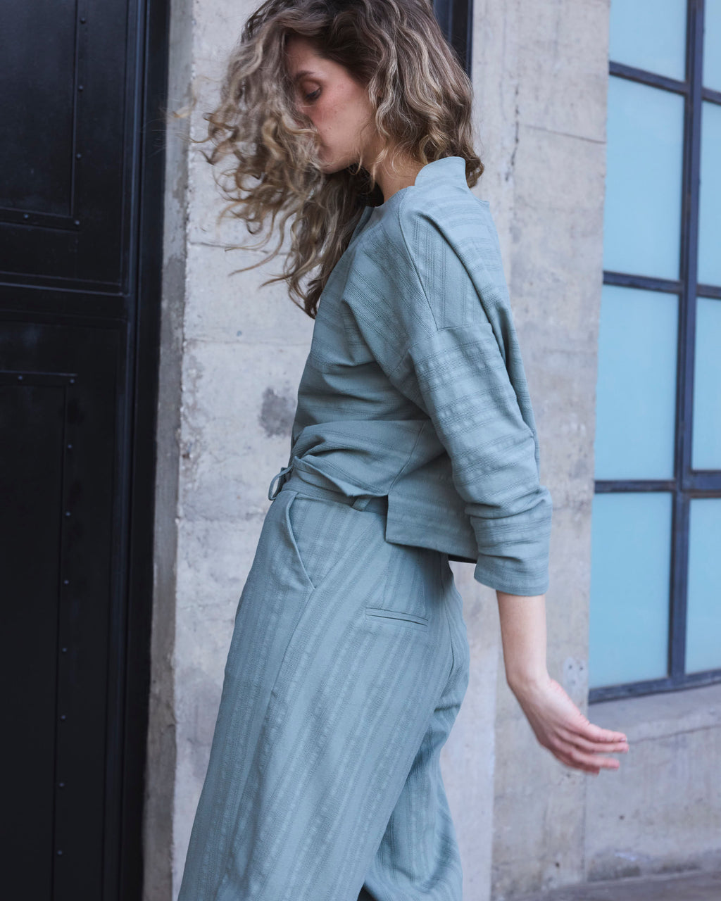 Pantalón Vissionnaire Algodón Verde