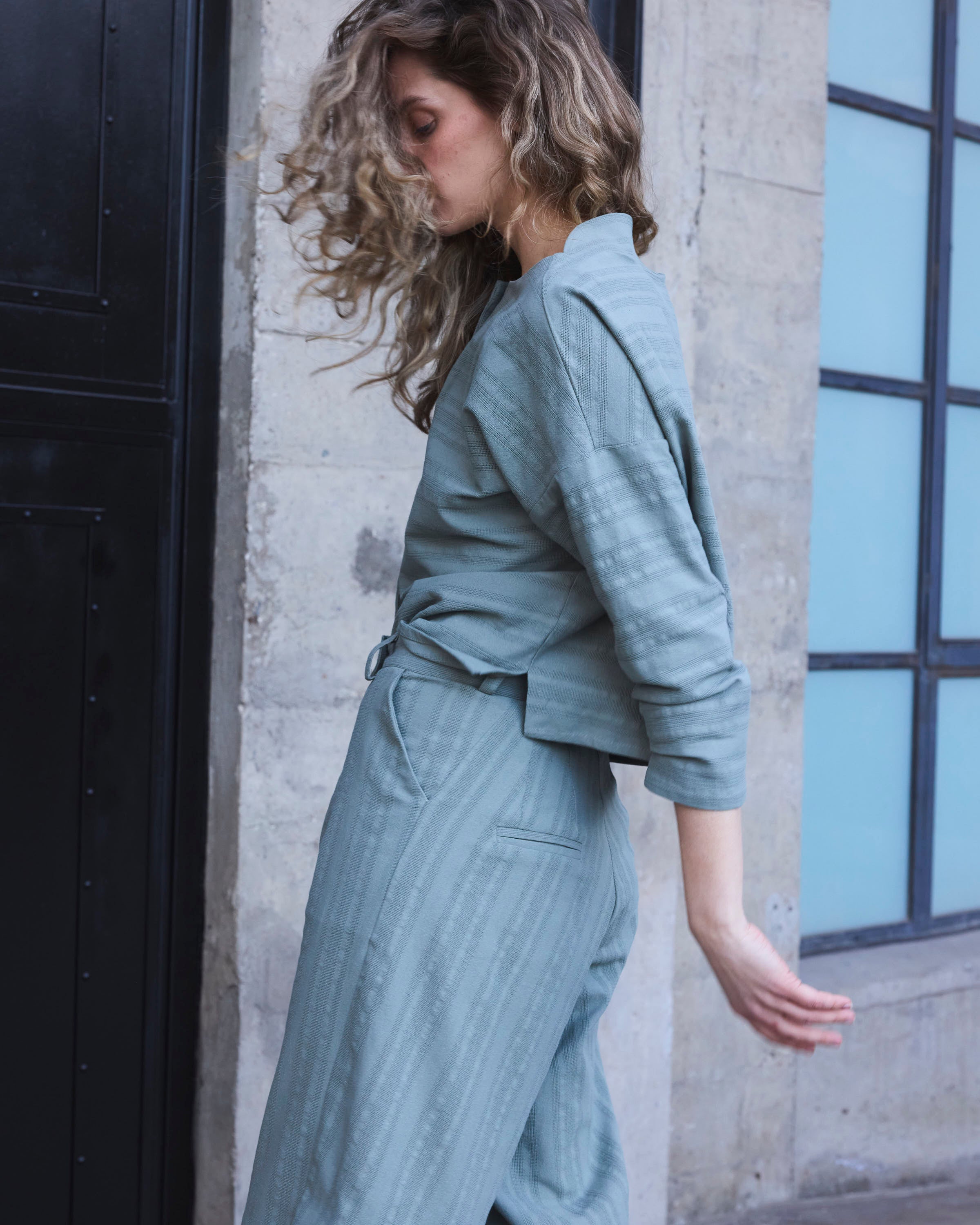 Pantalón Vissionnaire Algodón Verde